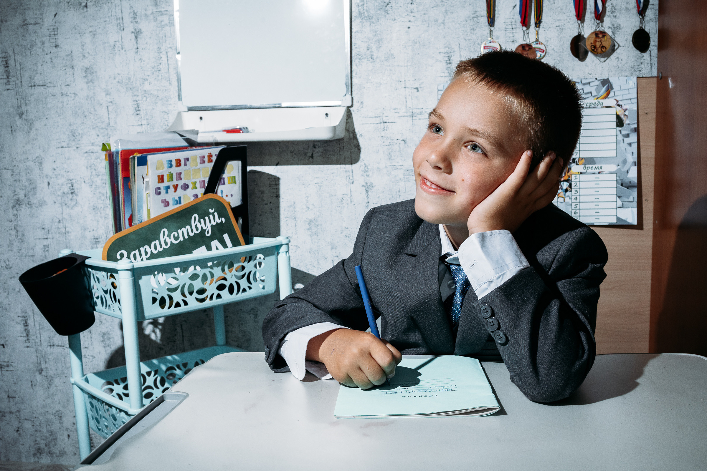 Сборы в 1 класс. Семейный, свадебный и портретный фотограф в Саратове Мария Засыпкина