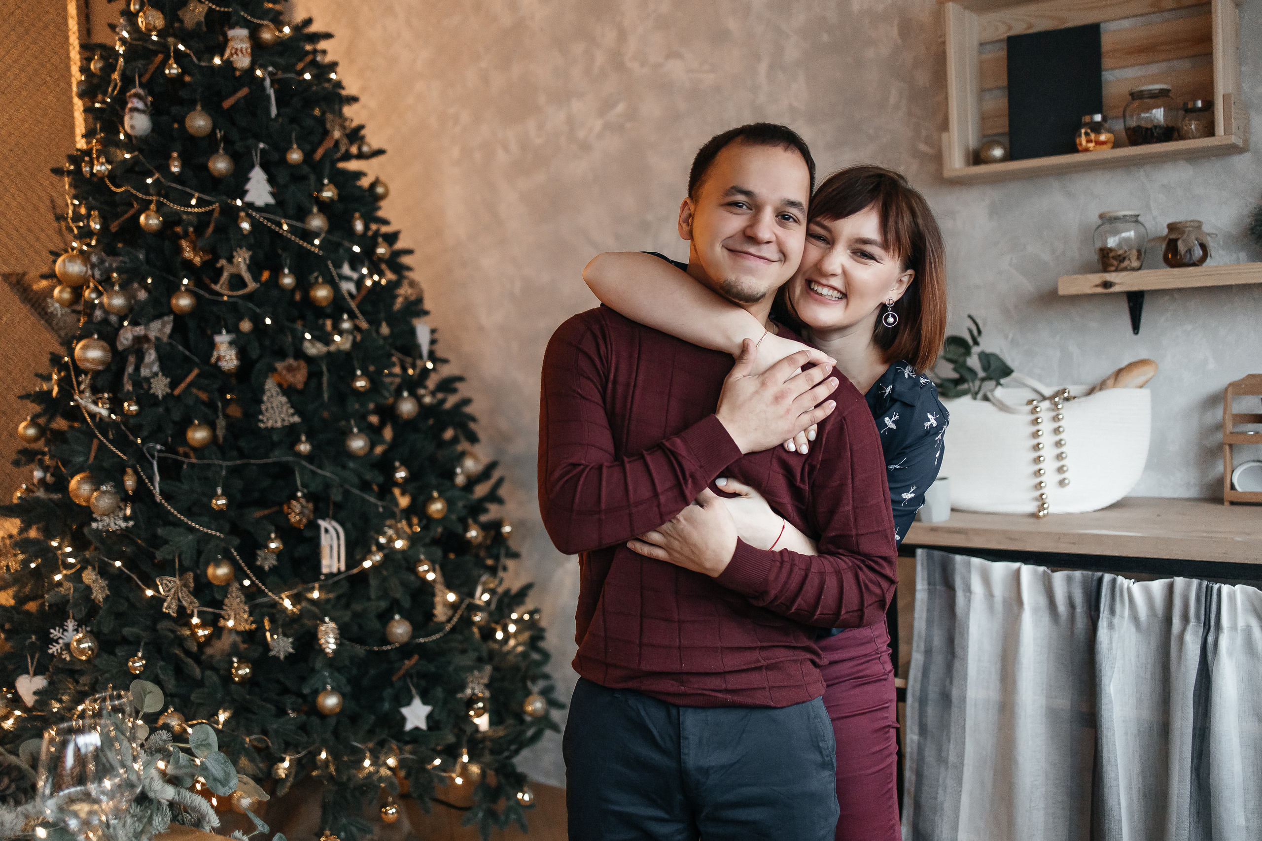 Новогодняя love story. Семейный, свадебный и портретный фотограф в Саратове Мария Засыпкина