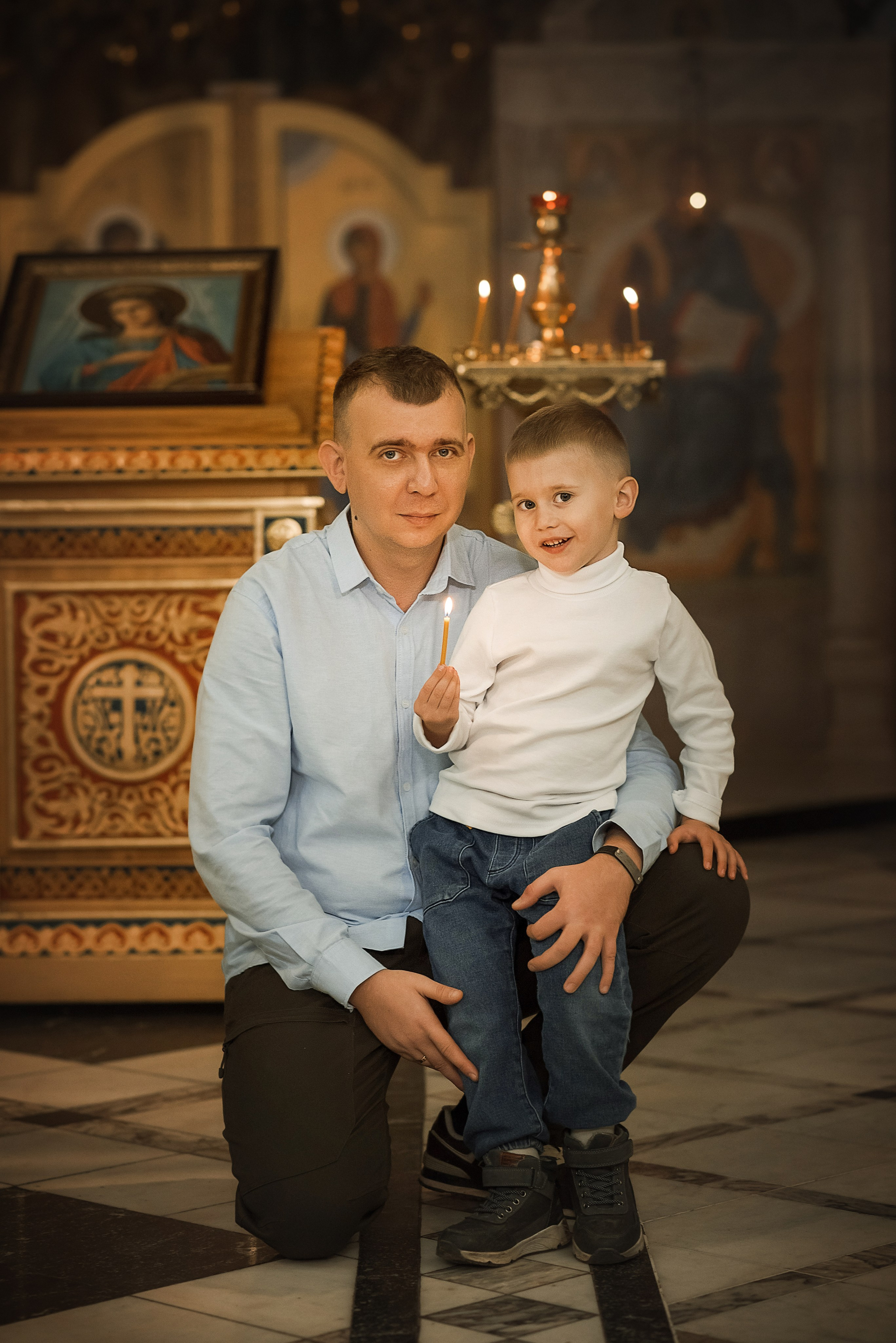 Крещение Семёна _ Храм святой вмч. Екатерины. Семейный фотограф в Ростове-на-Дону Татьяна Литвинова