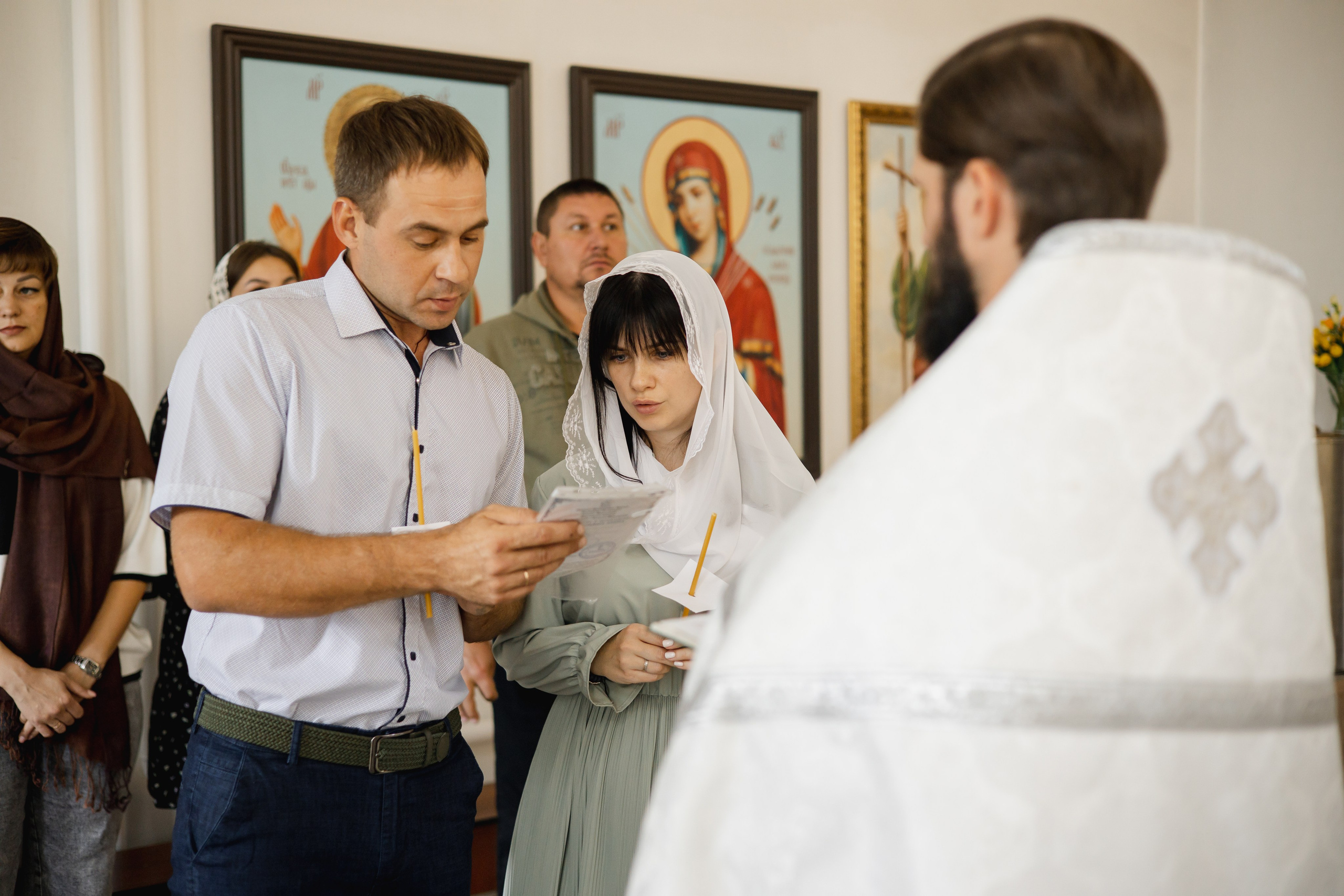 Крещение Ивана в Храме Святой Троицы Живоначальной. Свадебный и семейный фотограф Ольга Разрядова