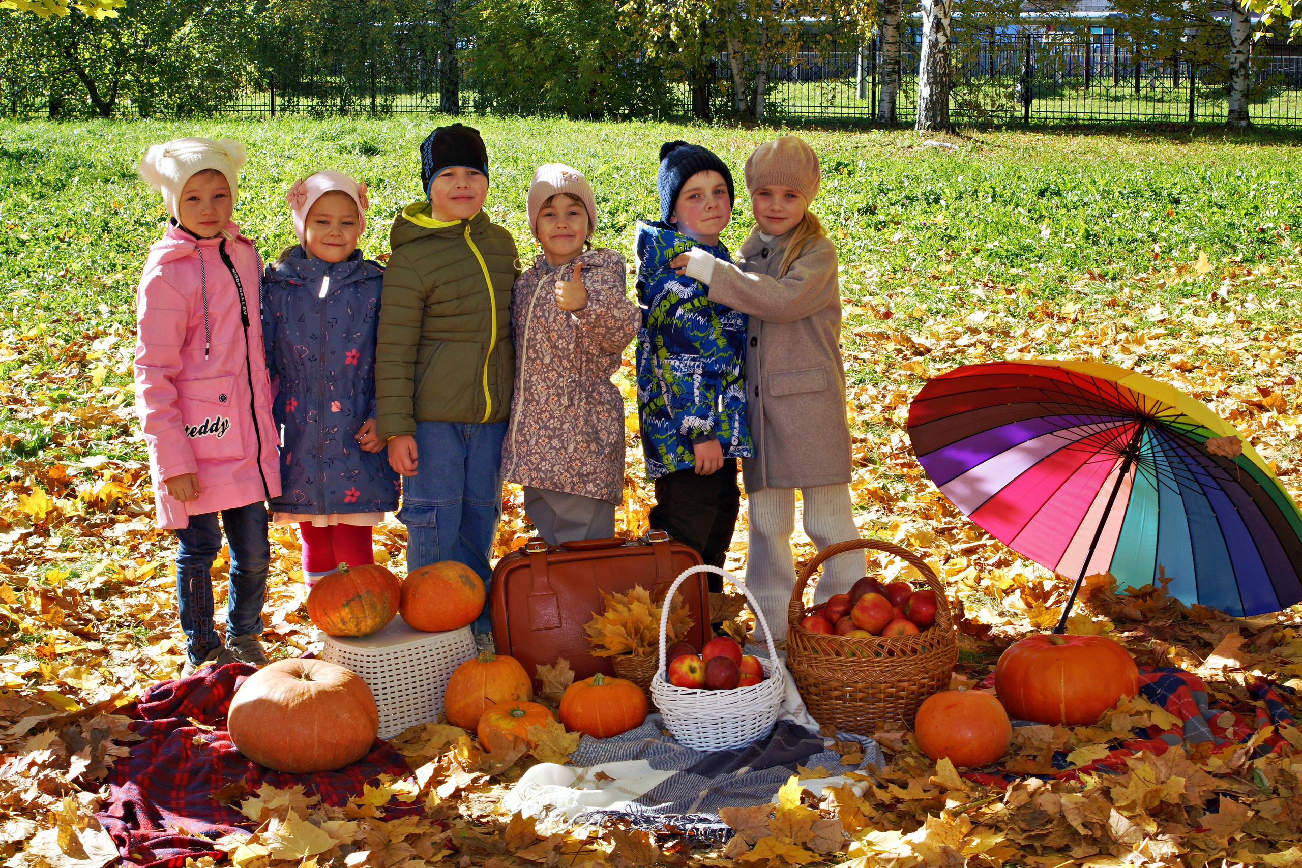 Осенняя фотосессия в детском саду г. Йошкар-Ола