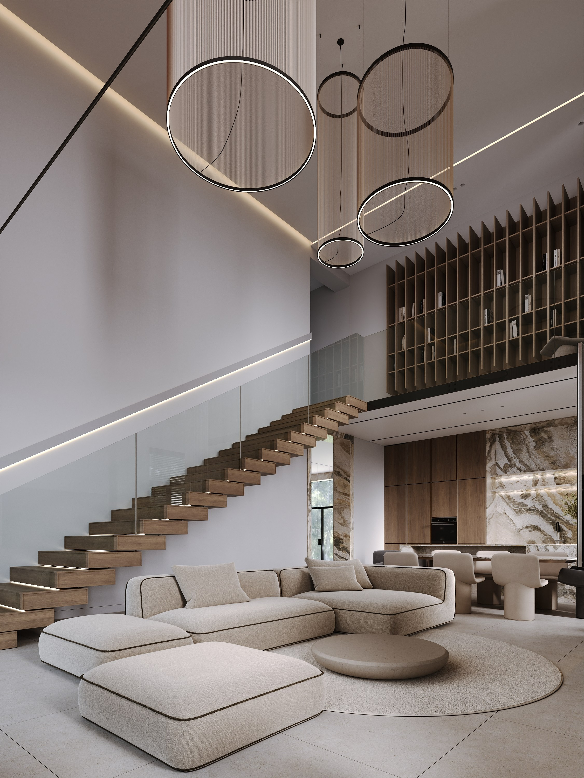 House 215. Визуализация интерьера Corsa Render