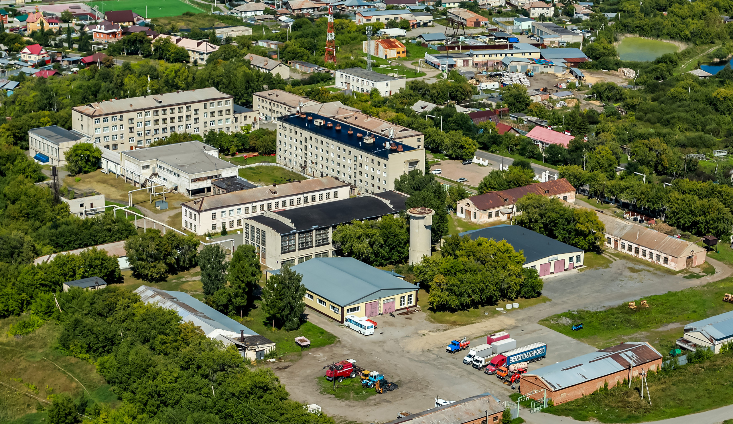 Город с высоты птичьего полёта. Фотограф Андрей Гузеев