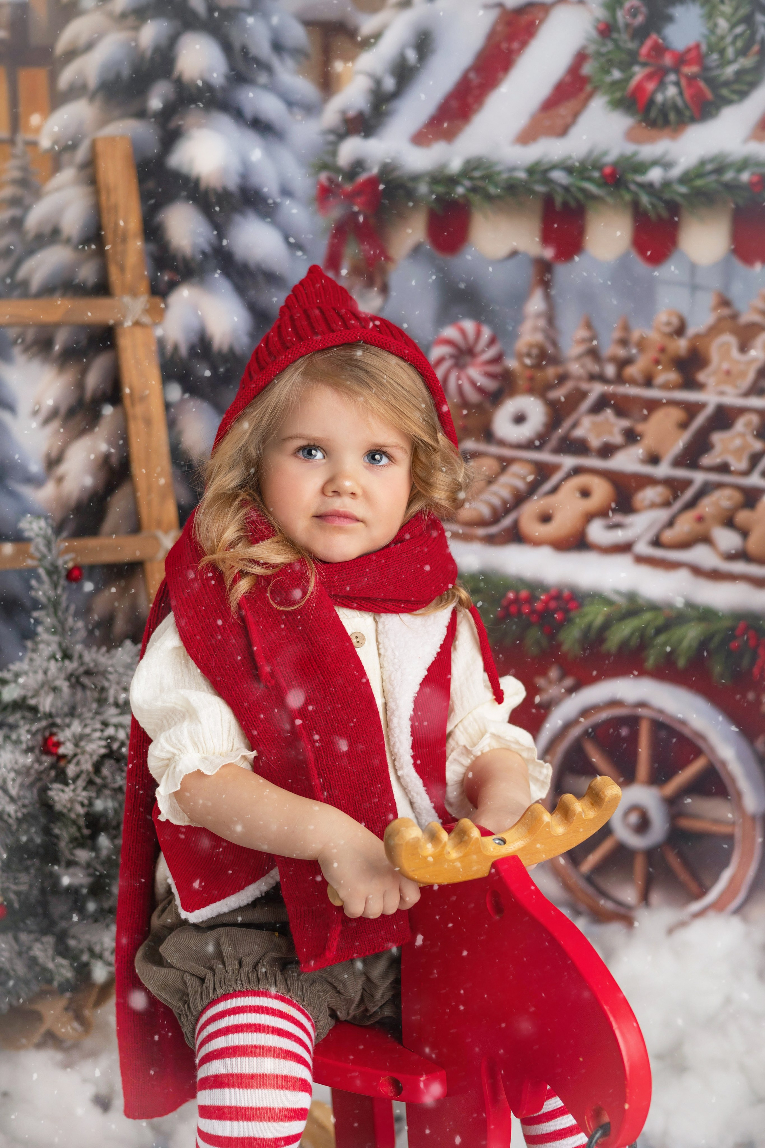 «Новогодний гномик». «Вкадре» — фотосессия новорожденных Тула | детский фотограф в Туле