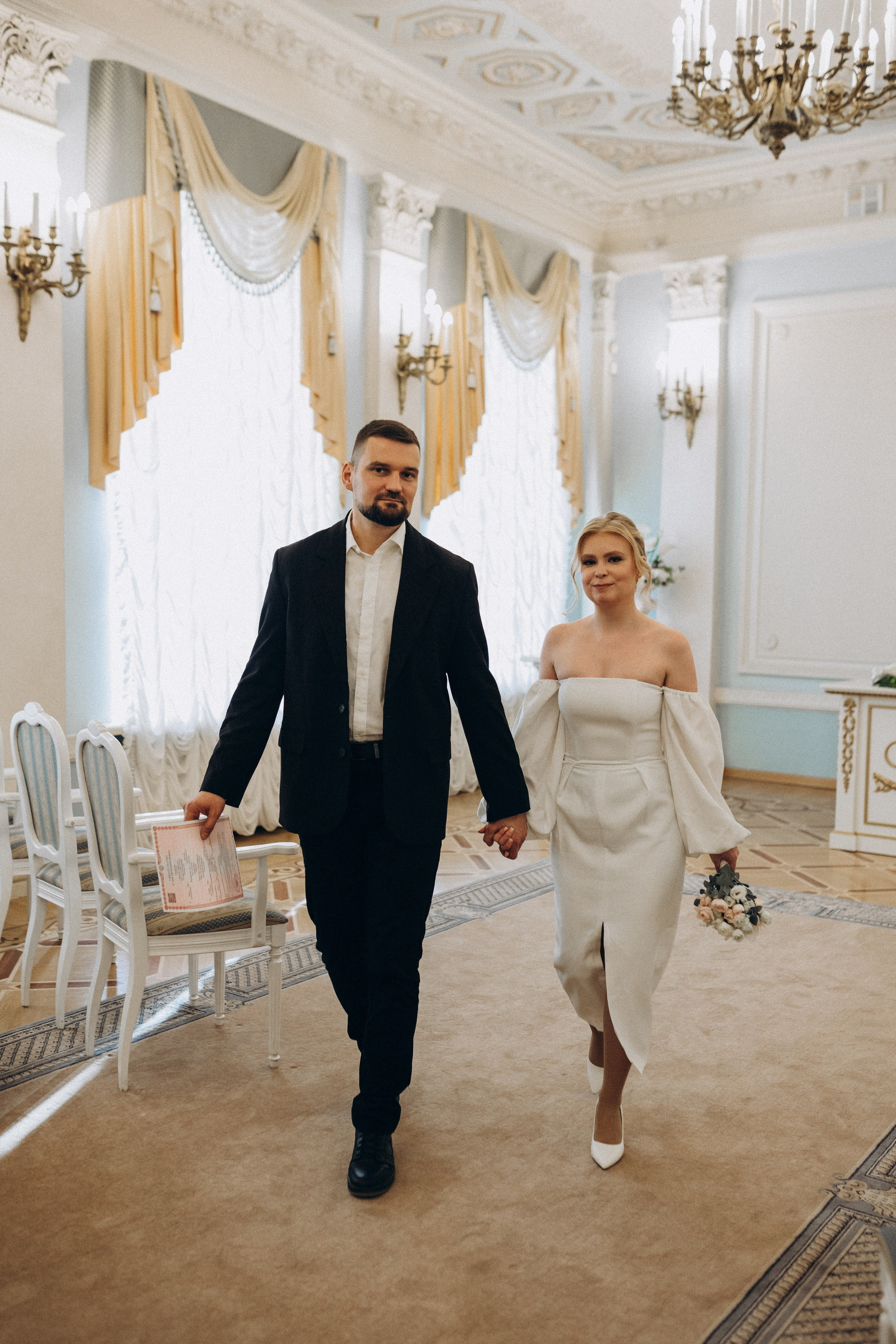 Михаил и Анастасия | Загс Кировского района. Свадебный и love story фотограф в Санкт-Петербурге