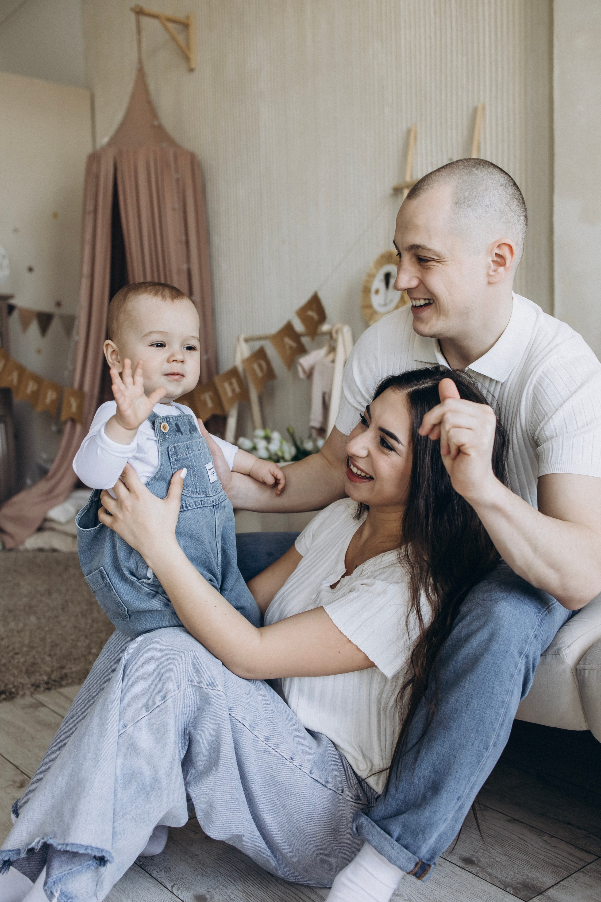 Фотосессия на годик. Ньюборн фотограф в Москве Чернова Анна — профессиональные фотосессии новорожденных в Москве на дому