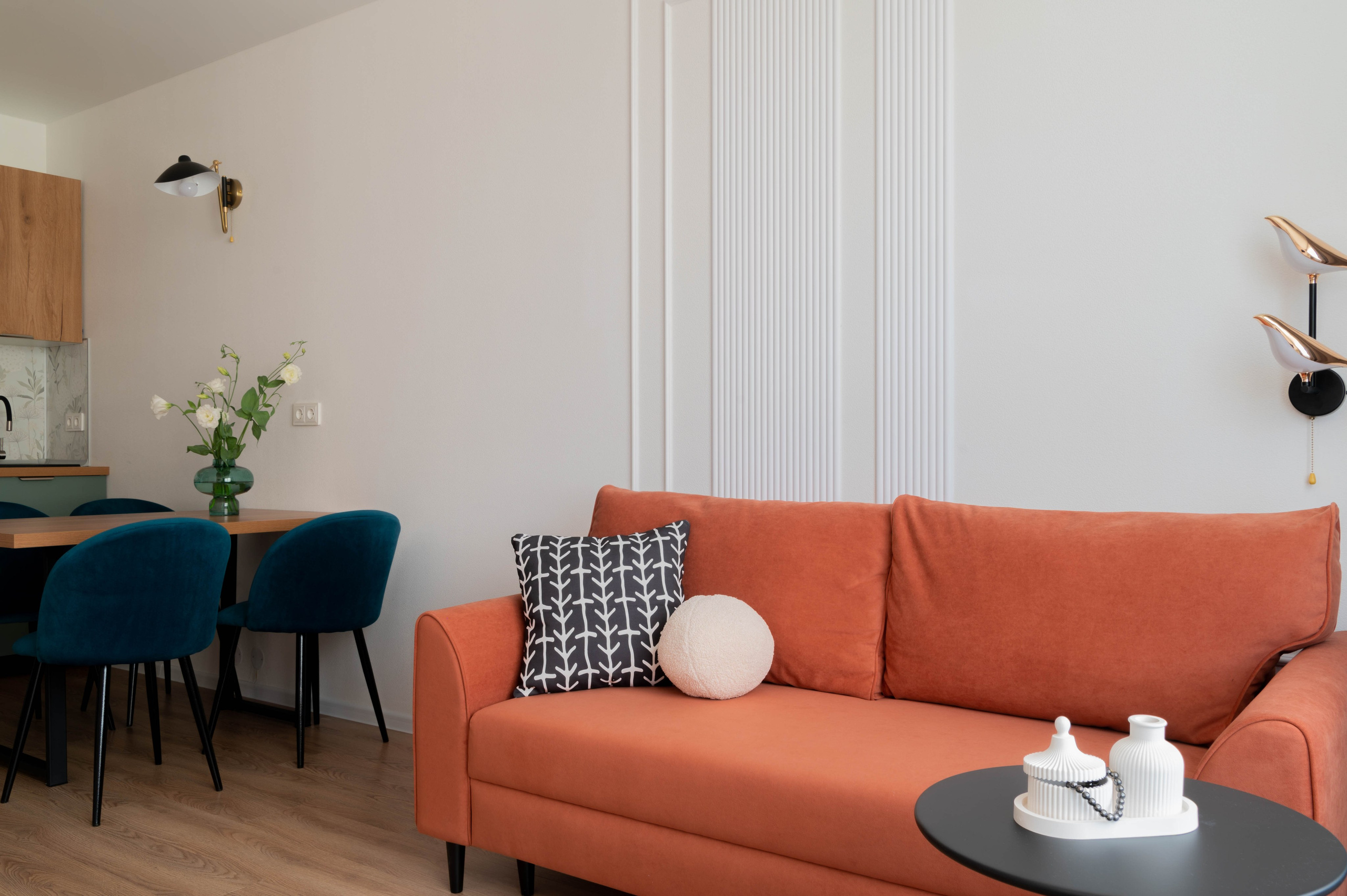 Съемка 1-к квартиры для посуточной аренды ЖК «Волга Парк». Интерьерный фотограф в Ярославле. Вероника Лазыкина