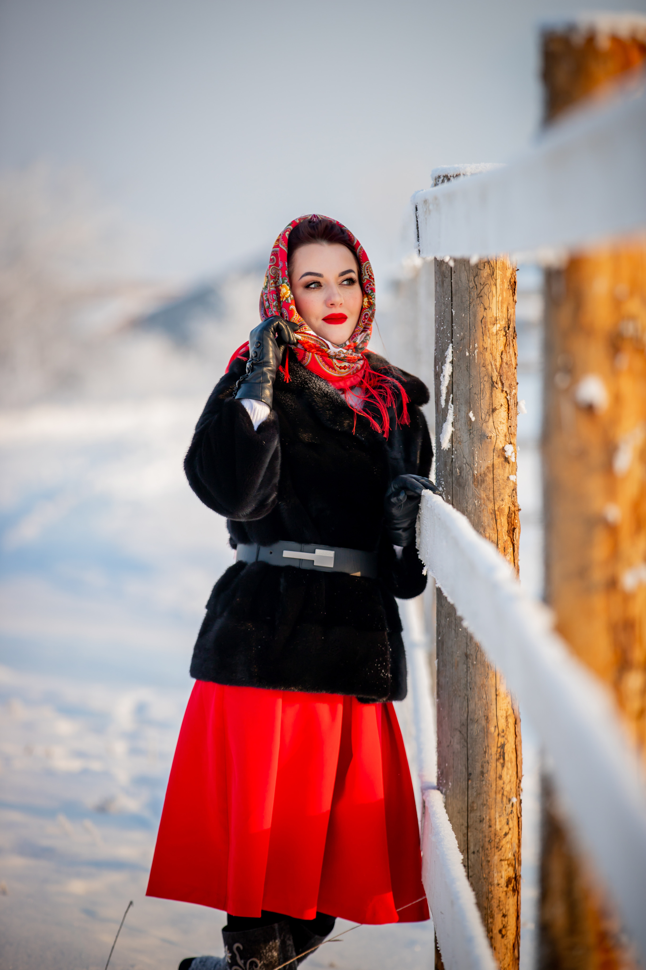 Индивидуальная съемка, съемка с лошадьми, фотосессия зимой. Фотограф в Канске Нина Пуряева