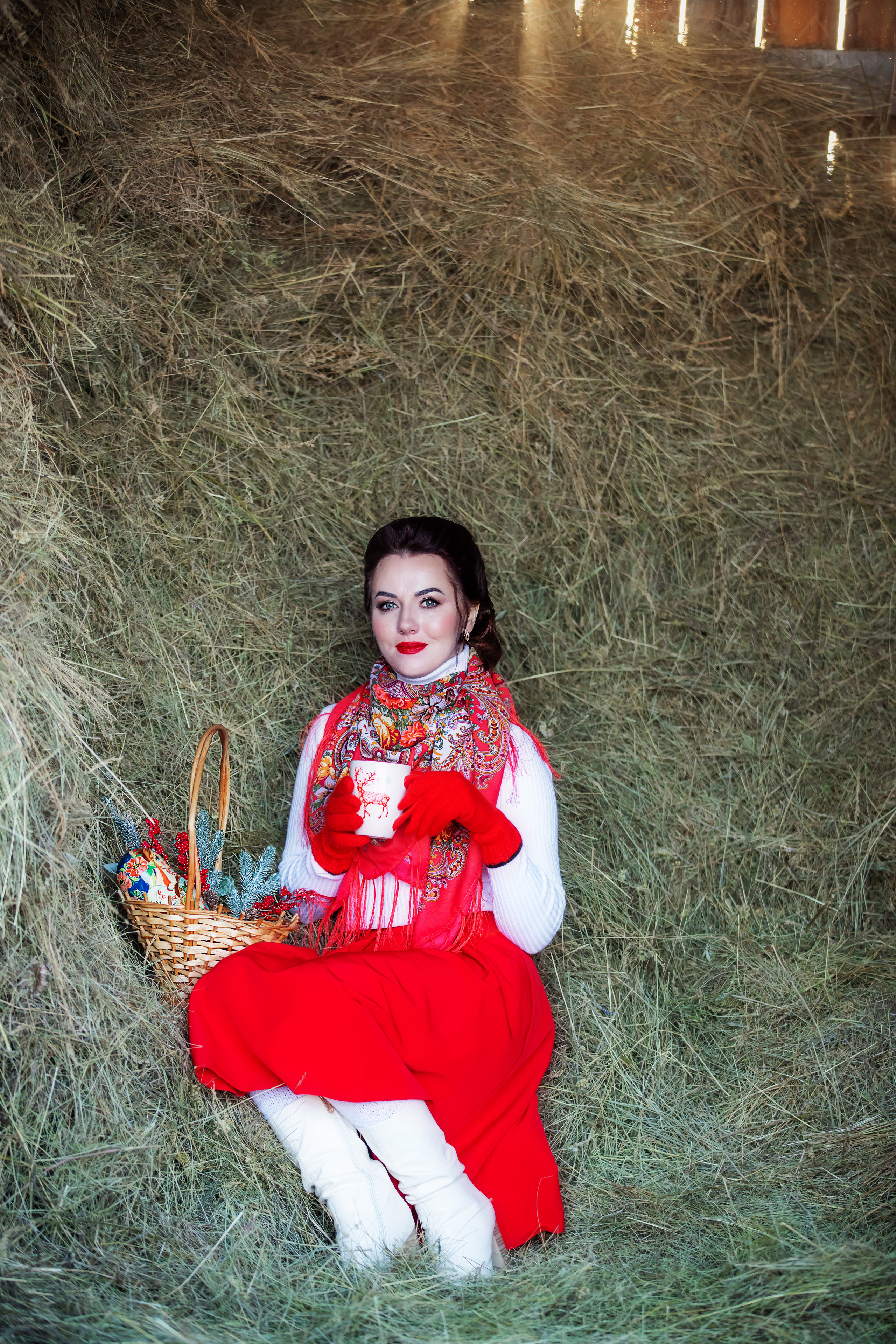 Индивидуальная съемка, съемка с лошадьми, фотосессия зимой. Фотограф в Канске Нина Пуряева