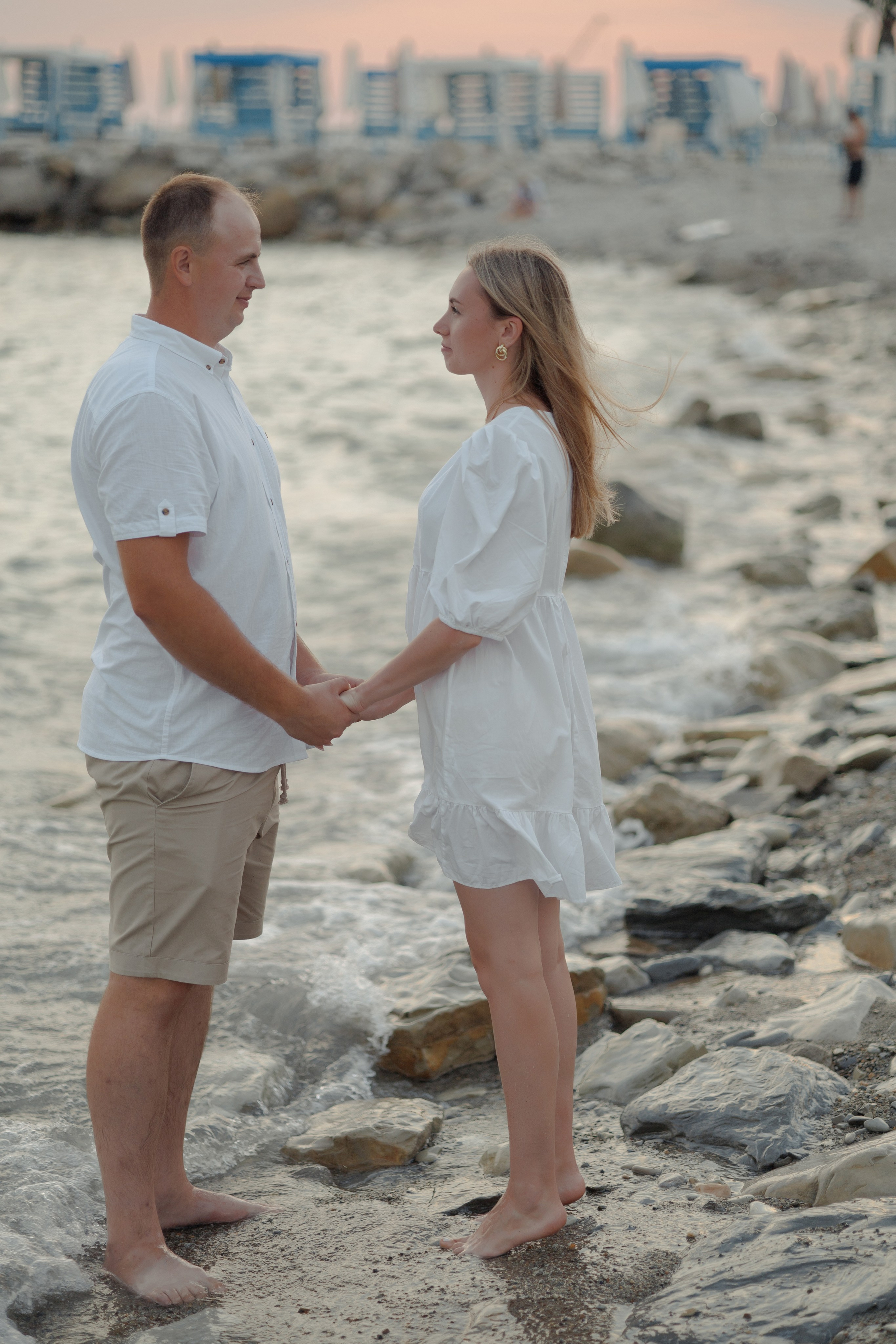 Лавстори на берегу моря. Семейный и портретный фотограф в Геленджике Любовь Бодрова