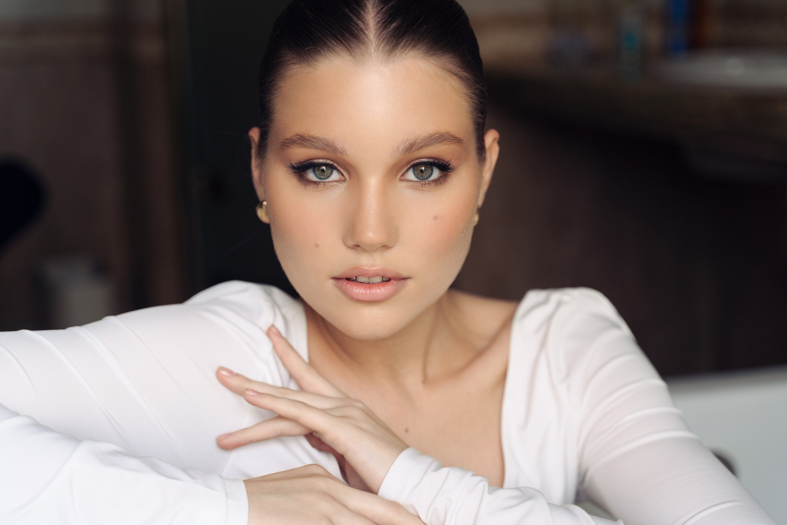 Черно-белый взрослый, детский портрет. Портретный фотограф в Краснодаре Валерия Матирная