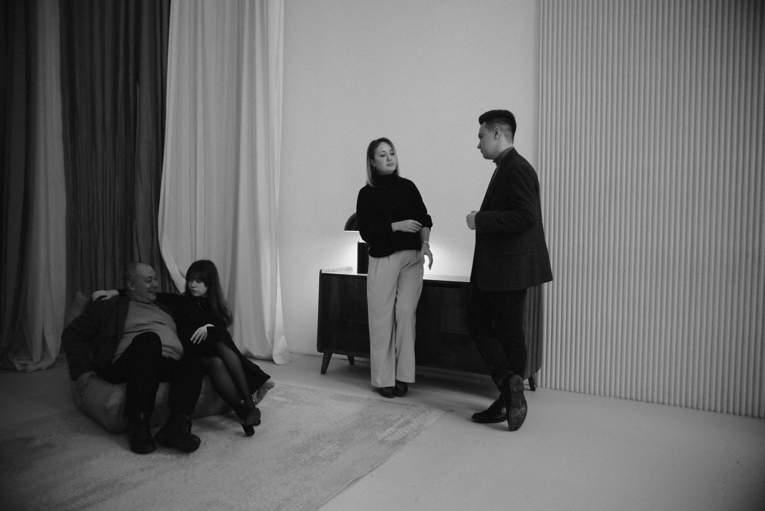 Молодые родители и взрослые дети. Фотограф Лола Волна, город Москва