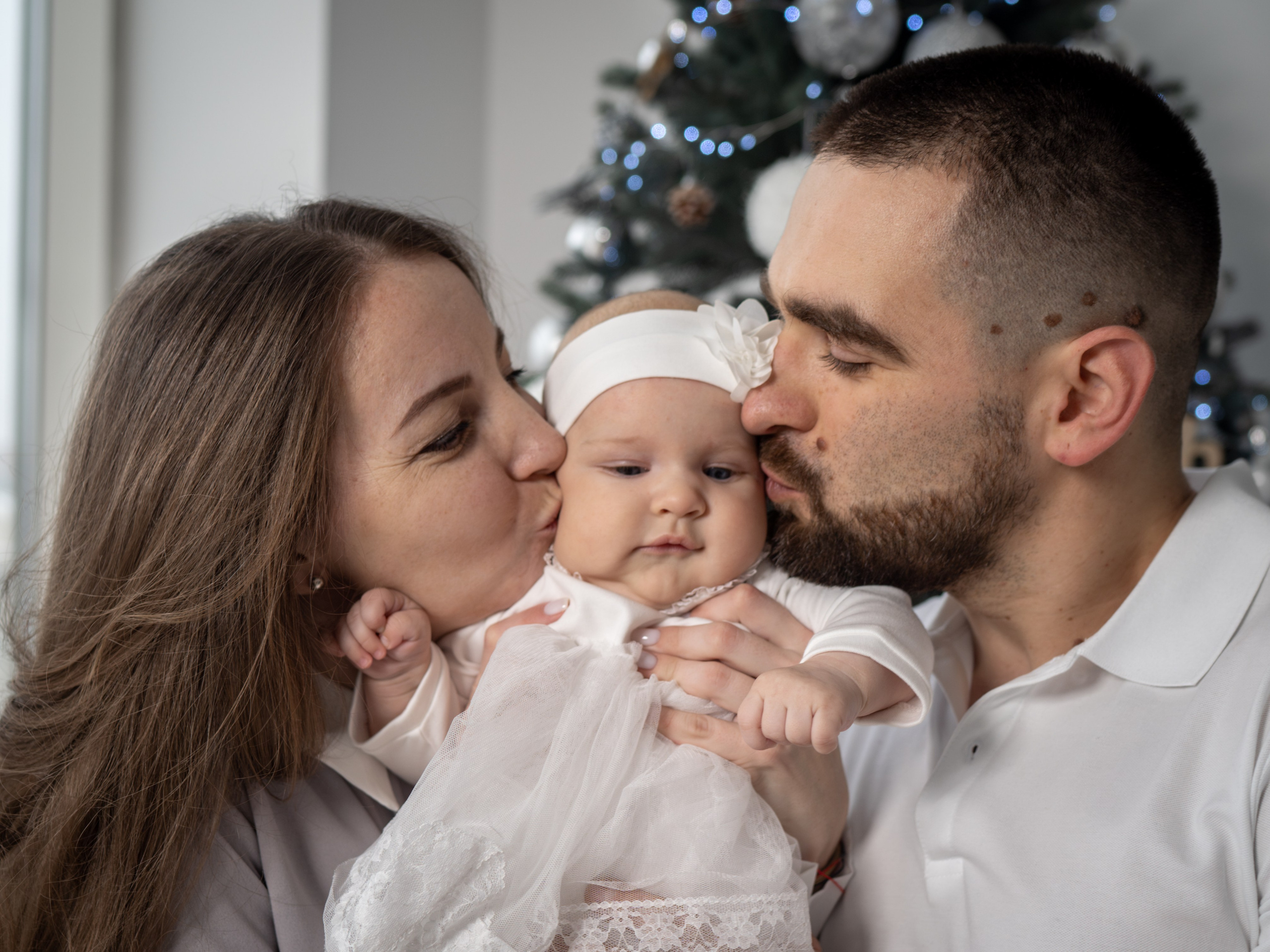 С самоедской лайкой. Фотограф Зинаида Евдокимова