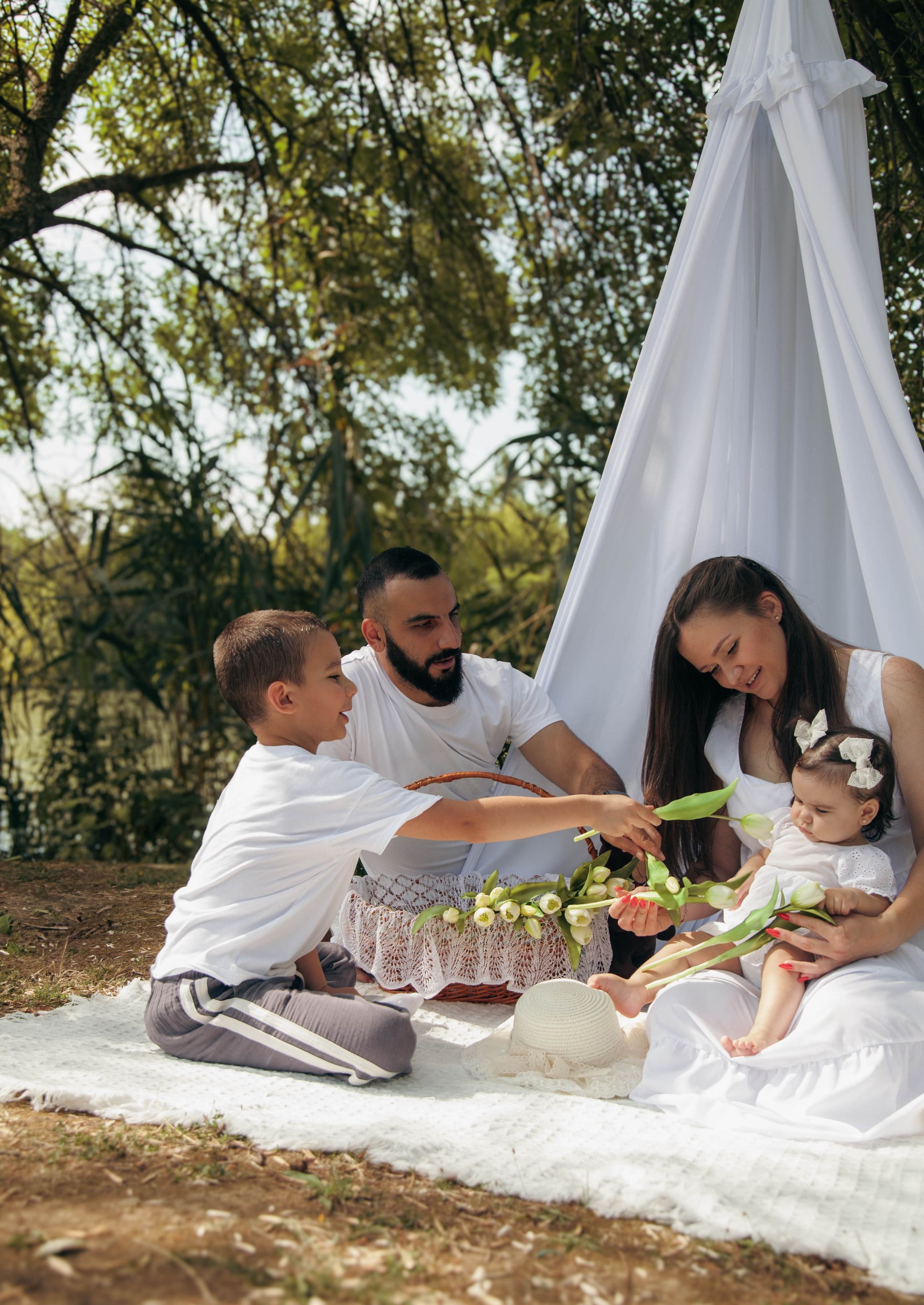 Семейный пикник. Семейный и детский фотограф Ксения Батищева