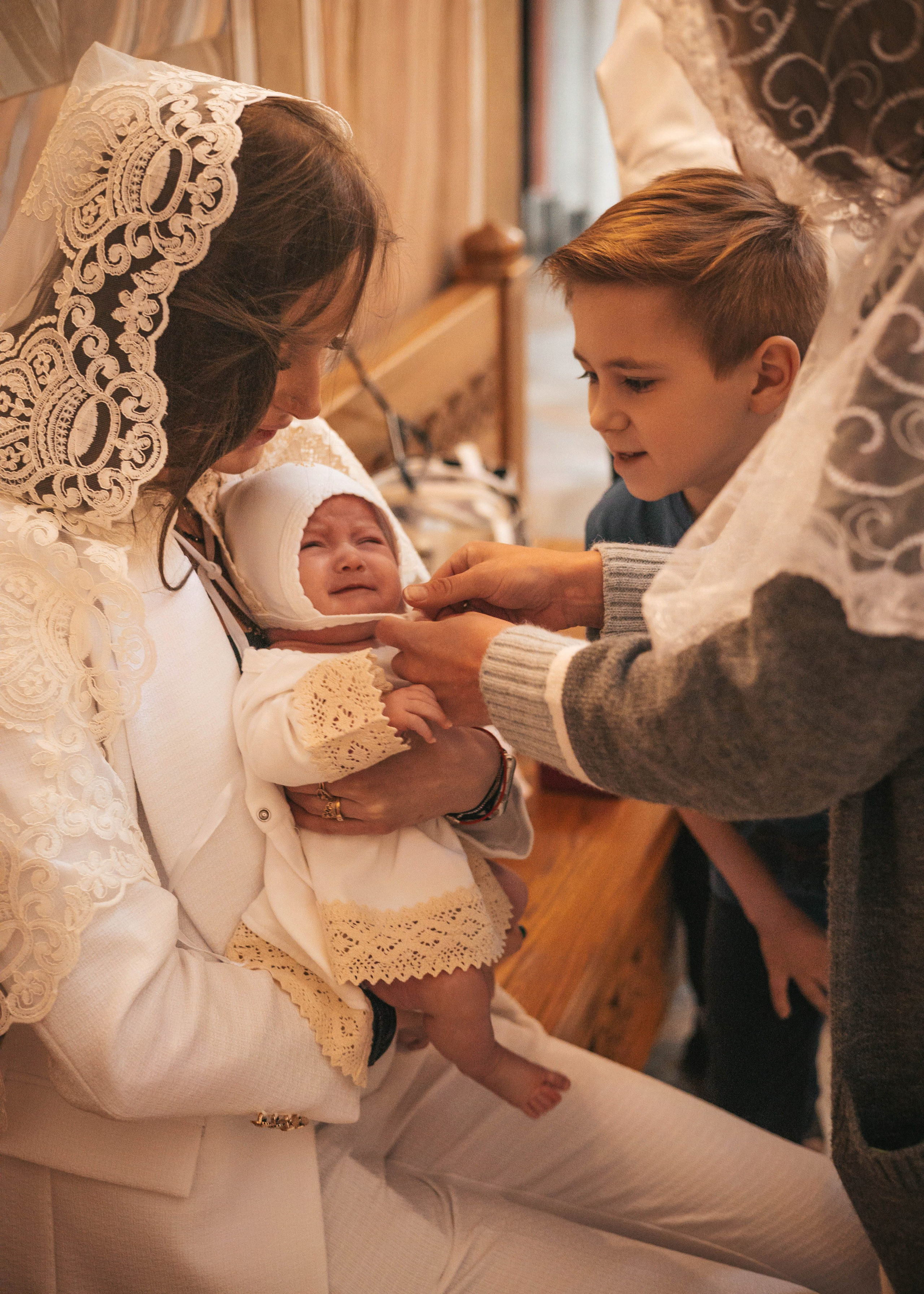 КРЕЩЕНИЕ. Фотосессия новорожденных в Москве и Московской области