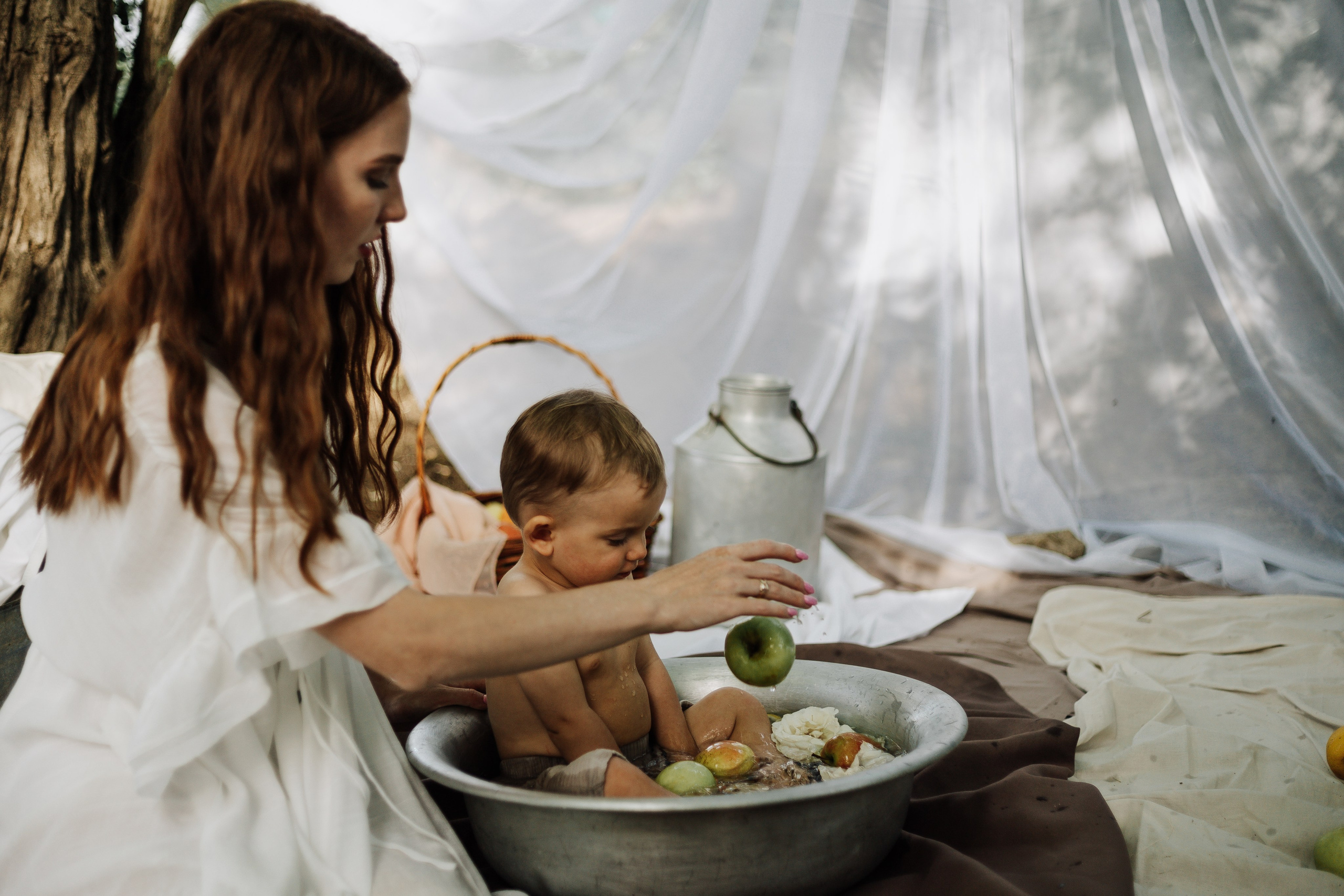 Артем, Вероника и Арсений на пикнике. Фотограф в Крыму | Виктория Нотевская