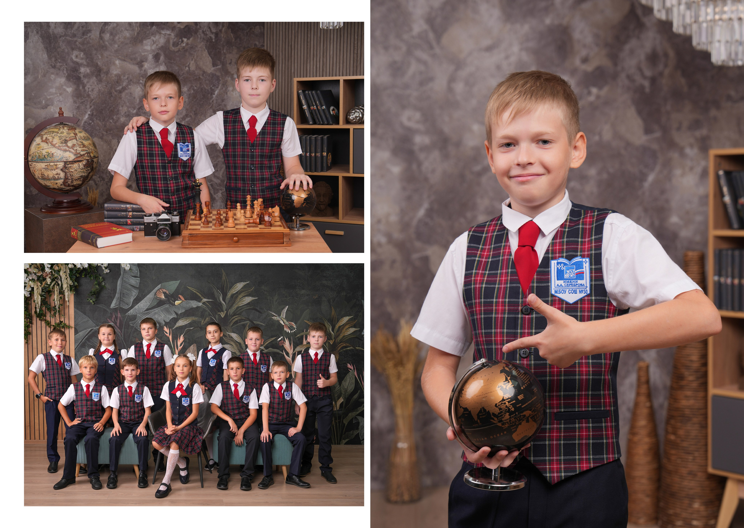 ШКОЛА 30 — 4 «Б» класс. Красивый выпускной альбом в Краснодаре