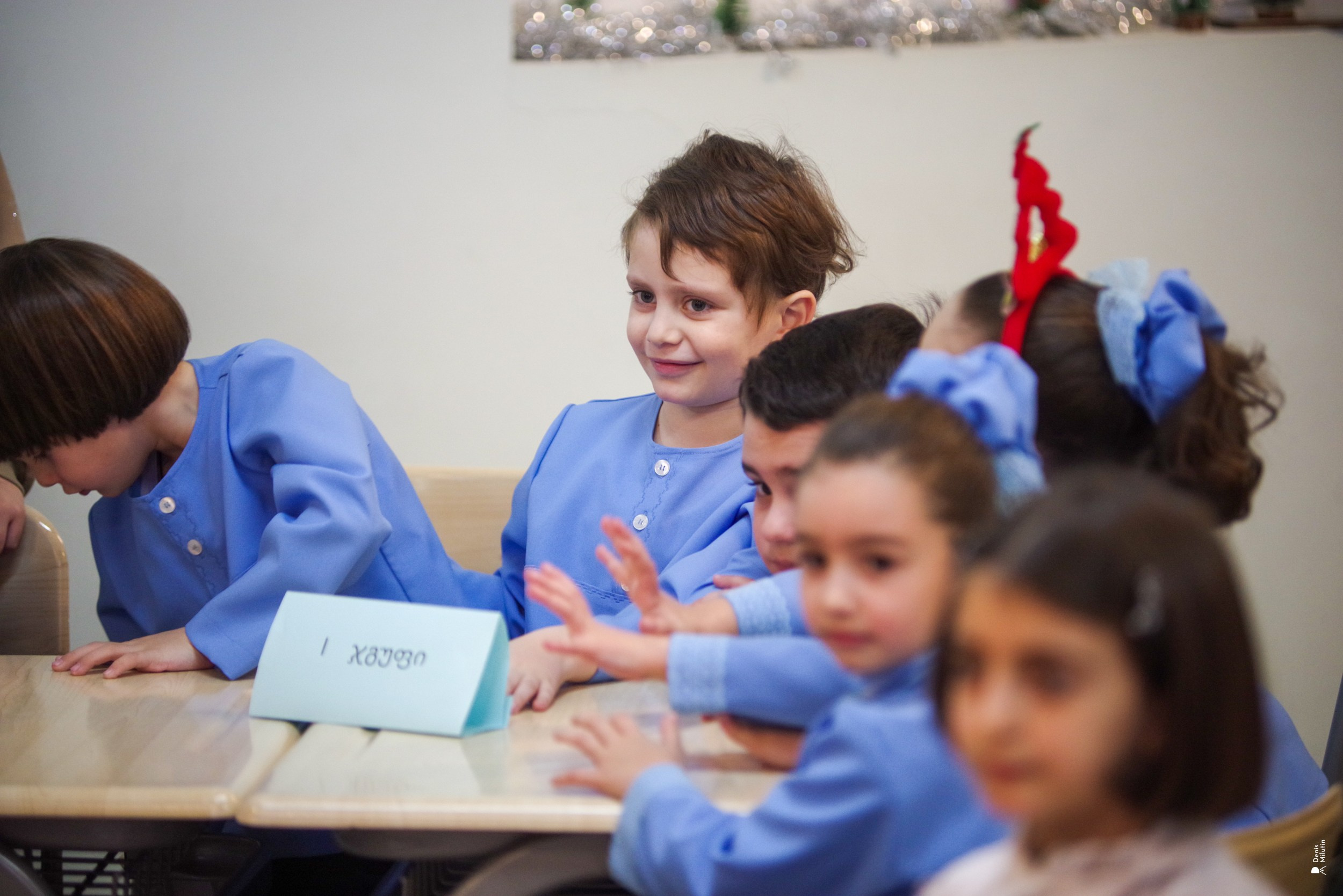 Викторина в школе. Портретный фотограф Денис Милютин