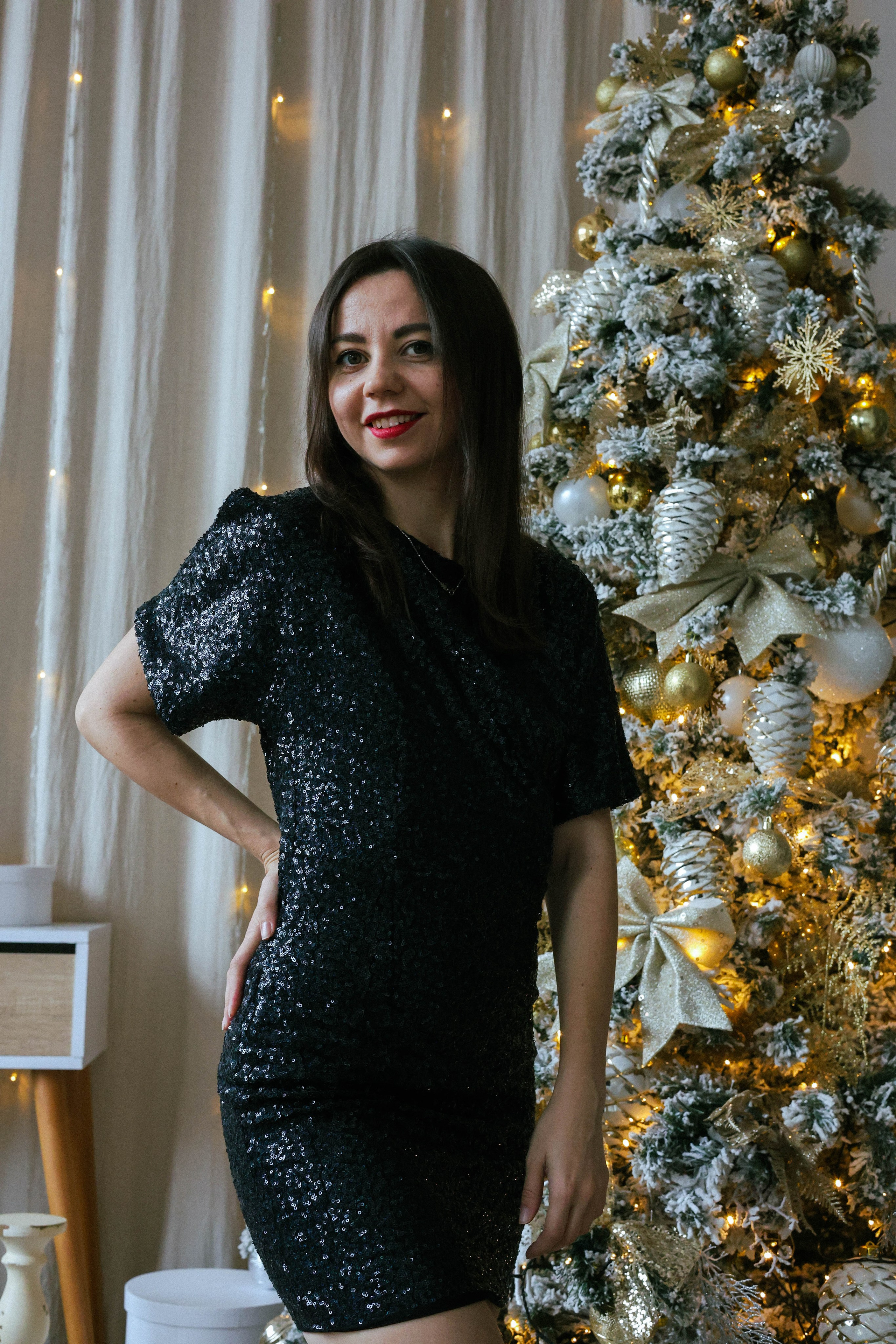 Новогодняя история «Ирина и ее семья». Фотограф в Москве Анастасия Калинина