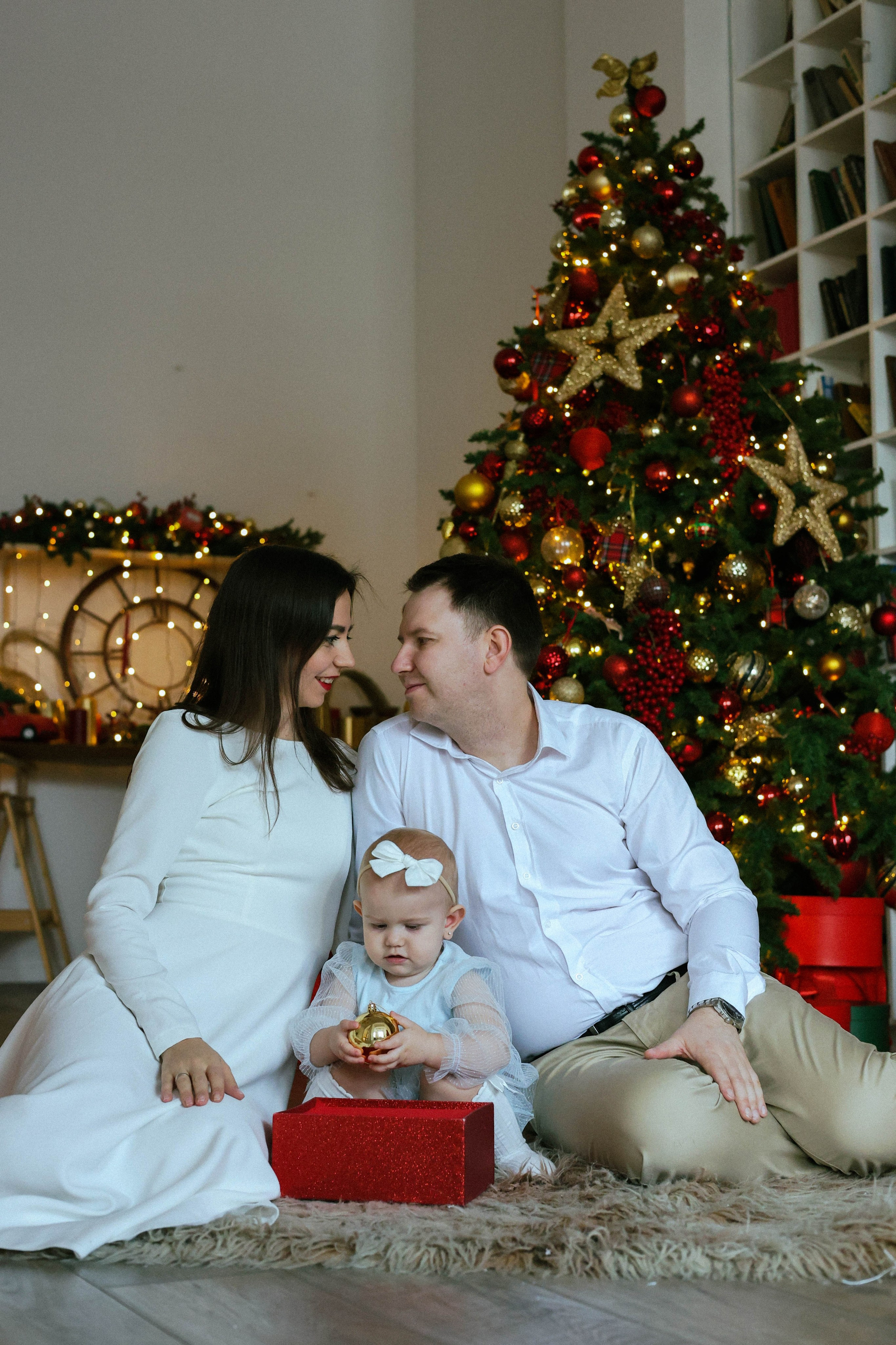 Новогодняя история «Ирина и ее семья». Фотограф в Москве Анастасия Калинина