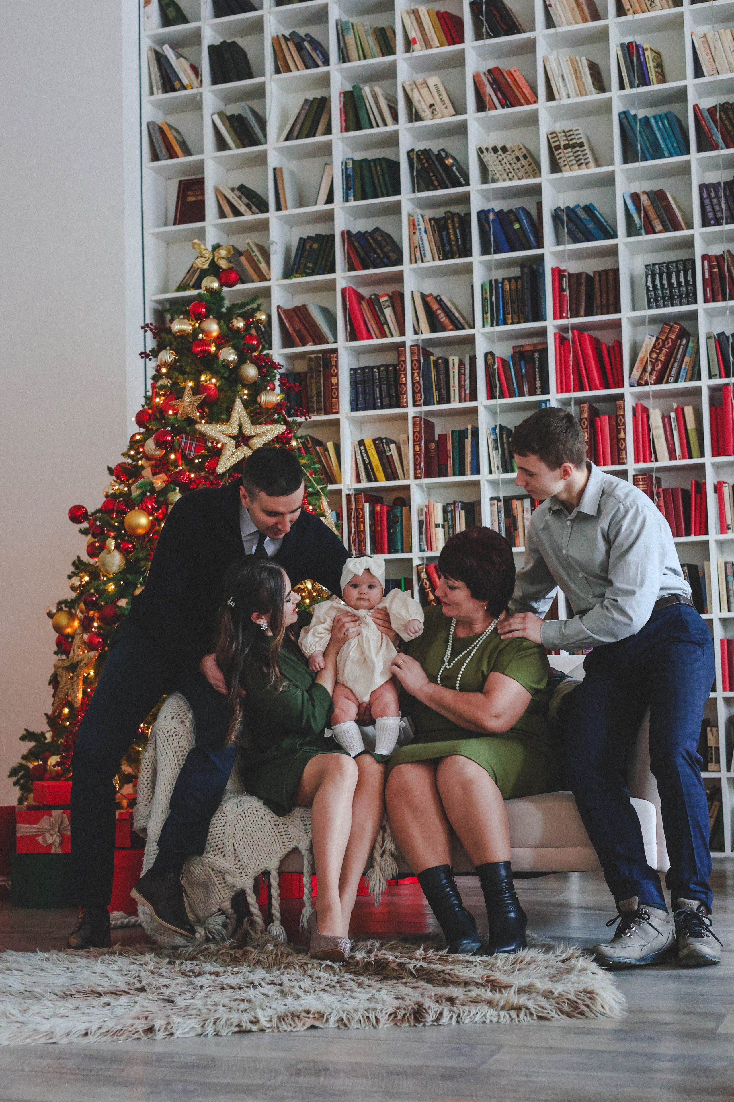 Новогодняя история «Светлана и ее семья». Фотограф в Москве Анастасия Калинина