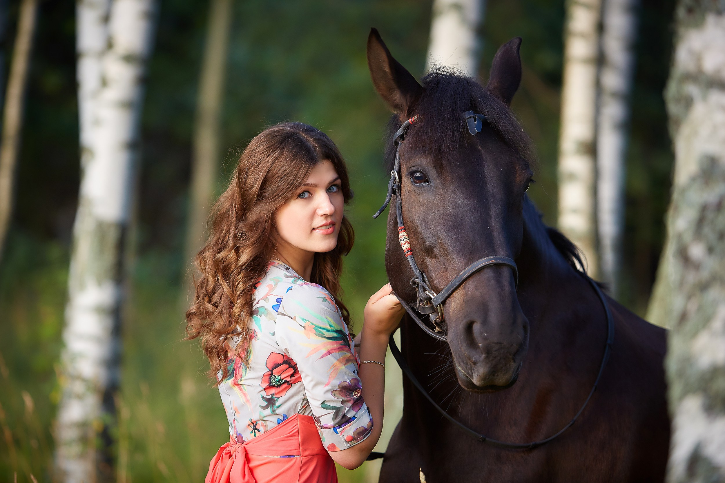 Фотосессия с лошадьми для Ирины. Фотограф Михаил Семенов
