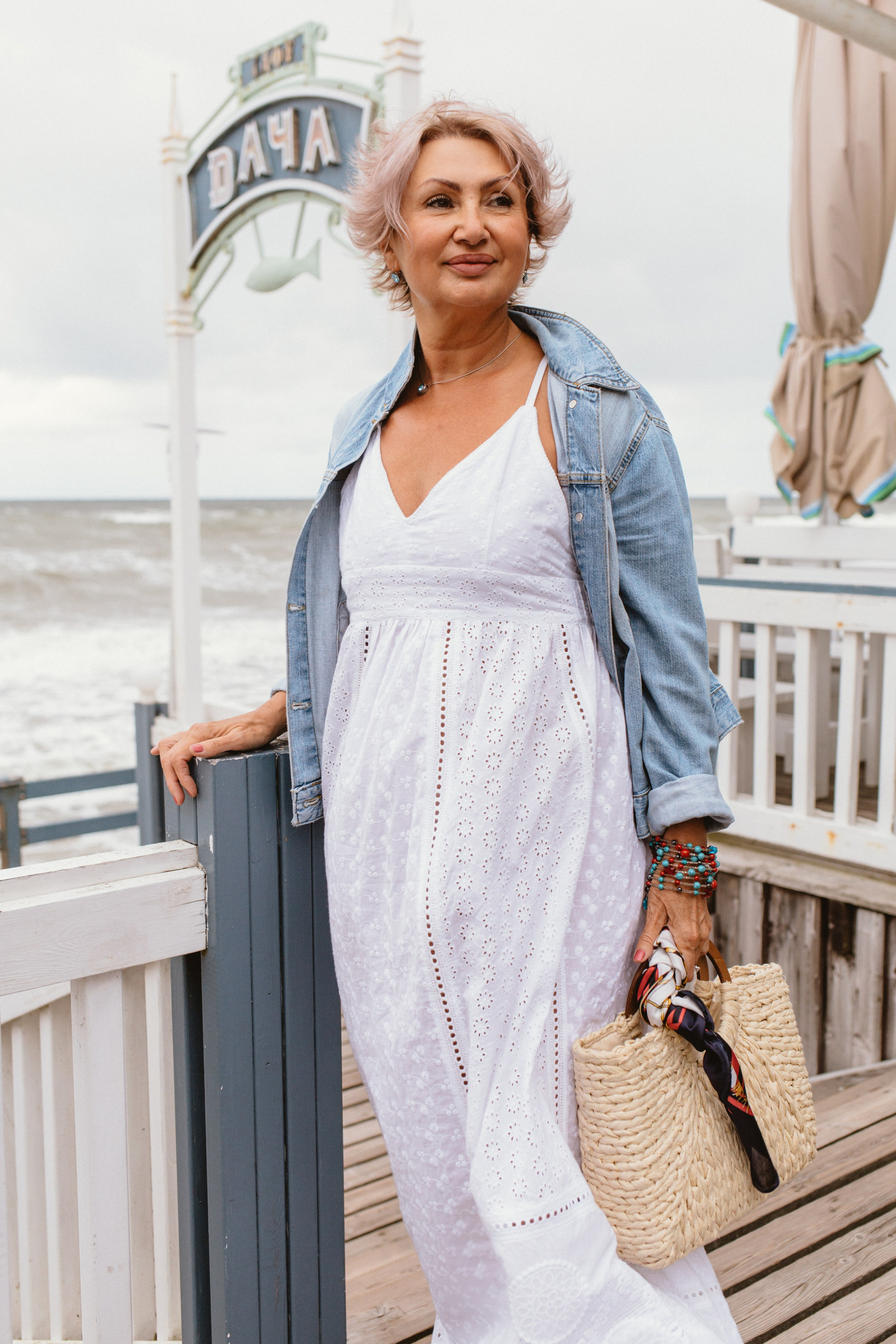 женский портрет на Балтийском море