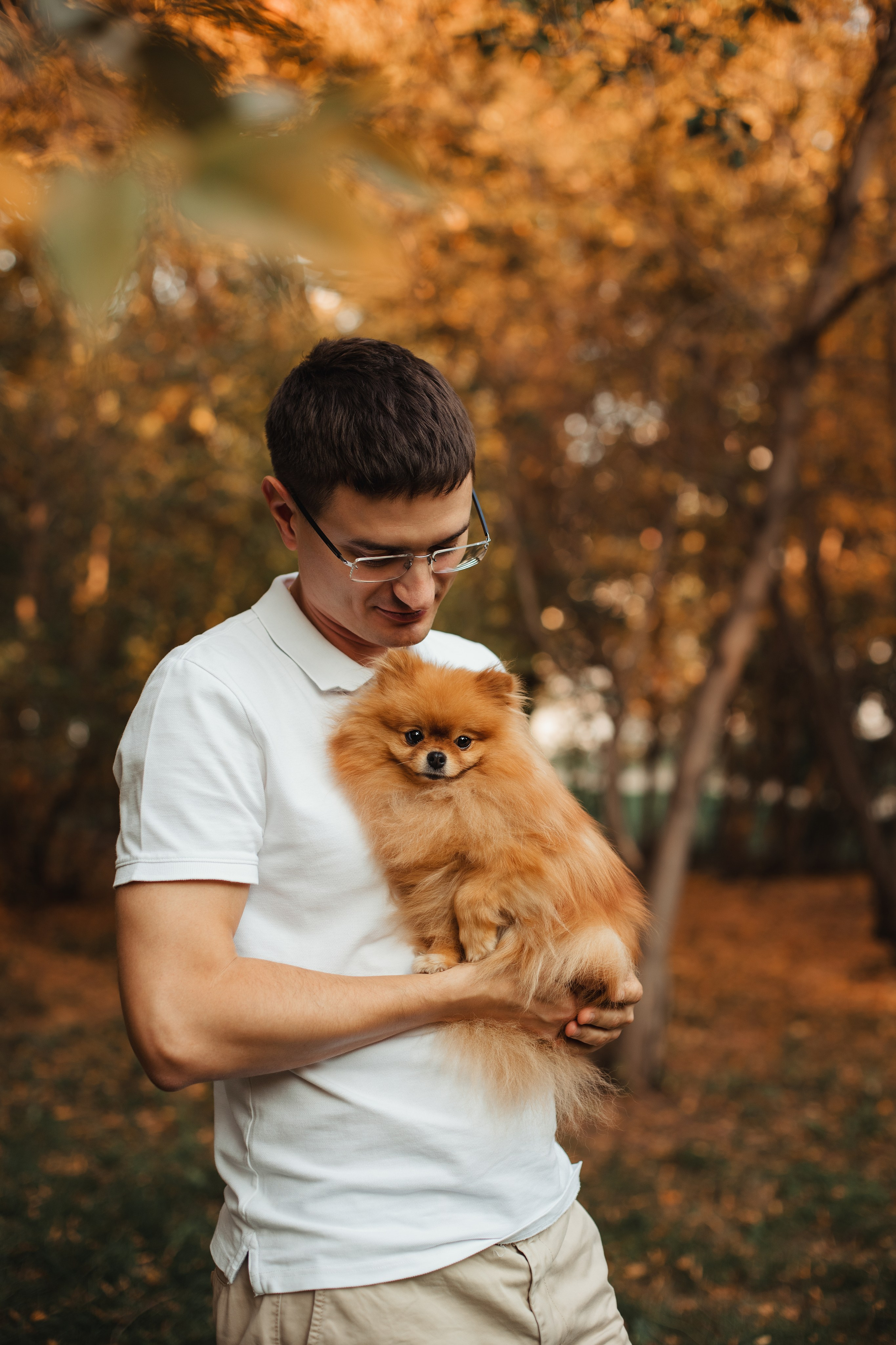 Осенняя фотосессия в парке. Фотограф Анна Лазарева