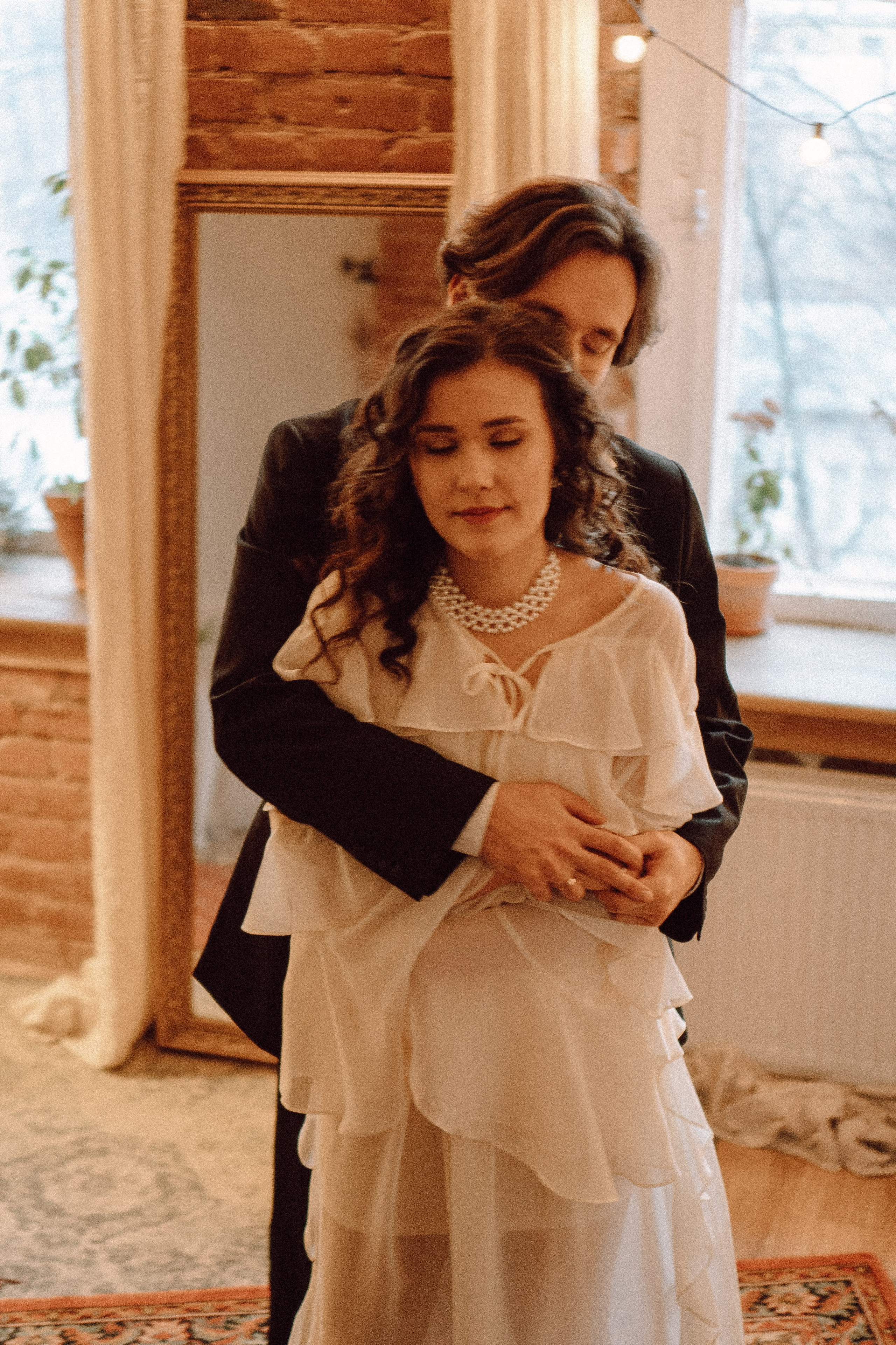 УТРО ЖЕНИХА И НЕВЕСТЫ В ФОТОСТУДИИ И ОСНОВНАЯ ФОТОСЕСИСИЯ ЗИМОЙ. Профессиональный фотограф, Санкт-Петербург — Виктория Богомолова