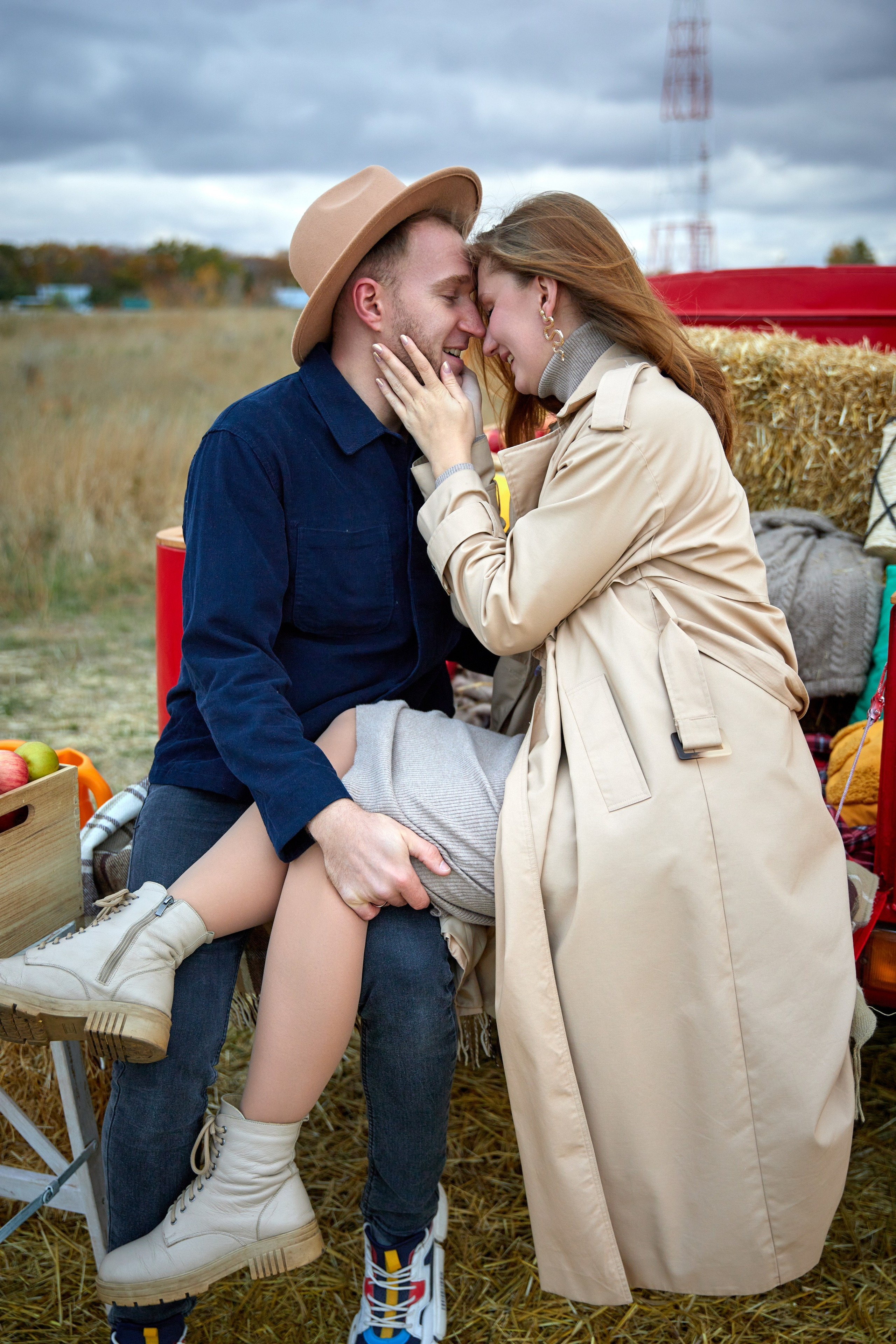 Осенняя с машиной. Фотограф в Самаре Анастасия Афанасьева