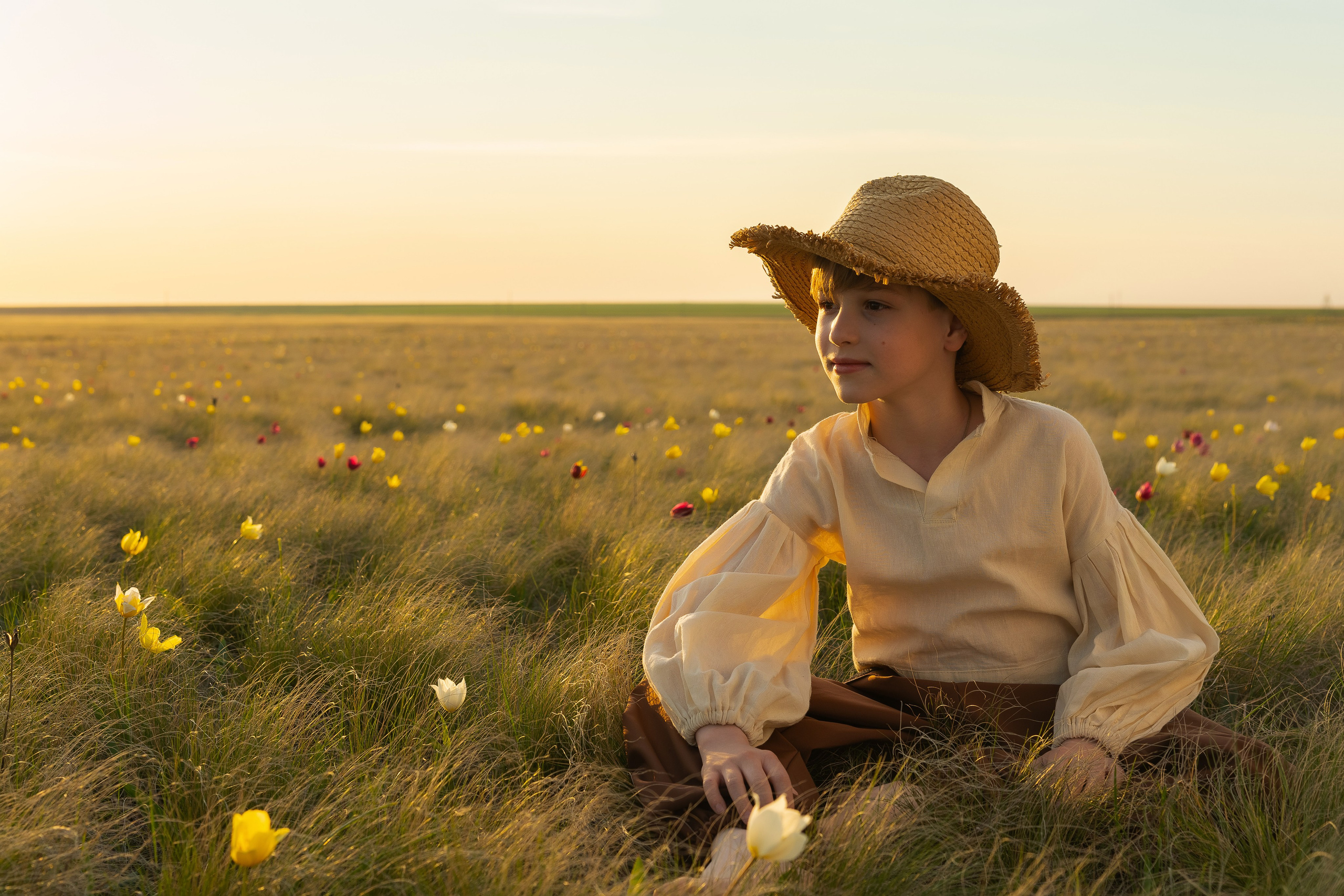 Фотосессия в поле. Фотограф Саратов/Энгельс