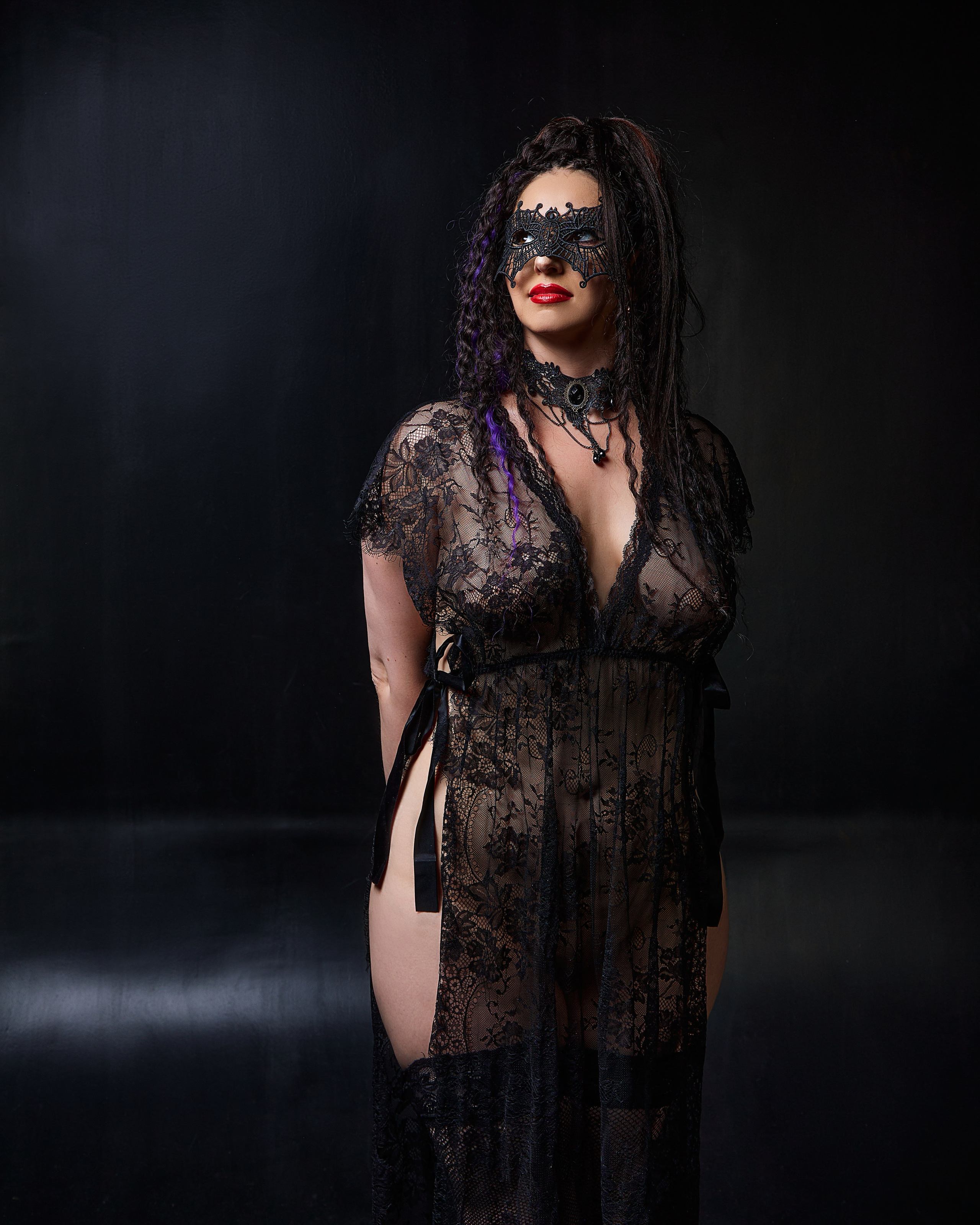 студийная будуар съемка девушки