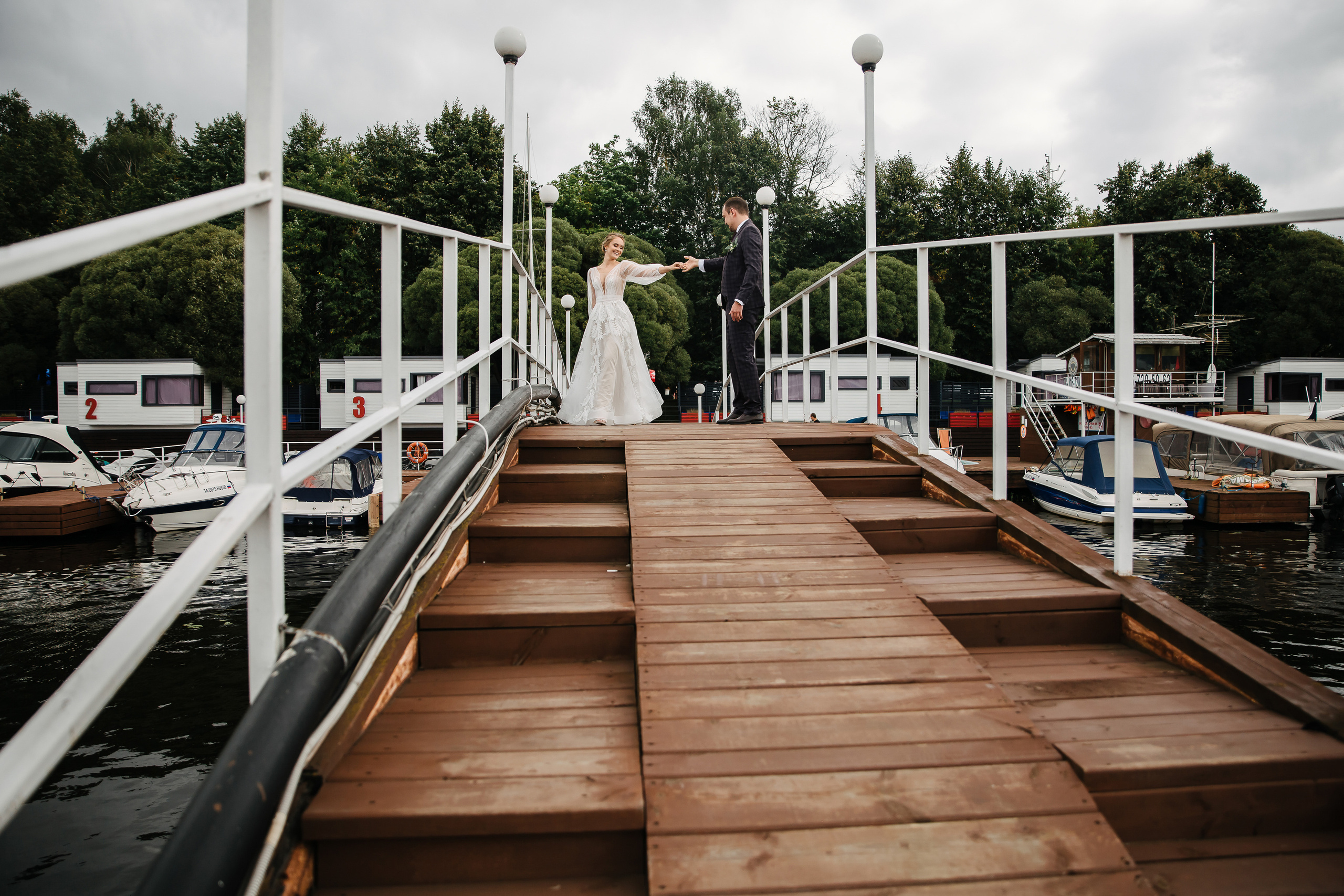 Яхт-клуб Нептун. Свадебный фотограф в Москве Михайлина Настя
