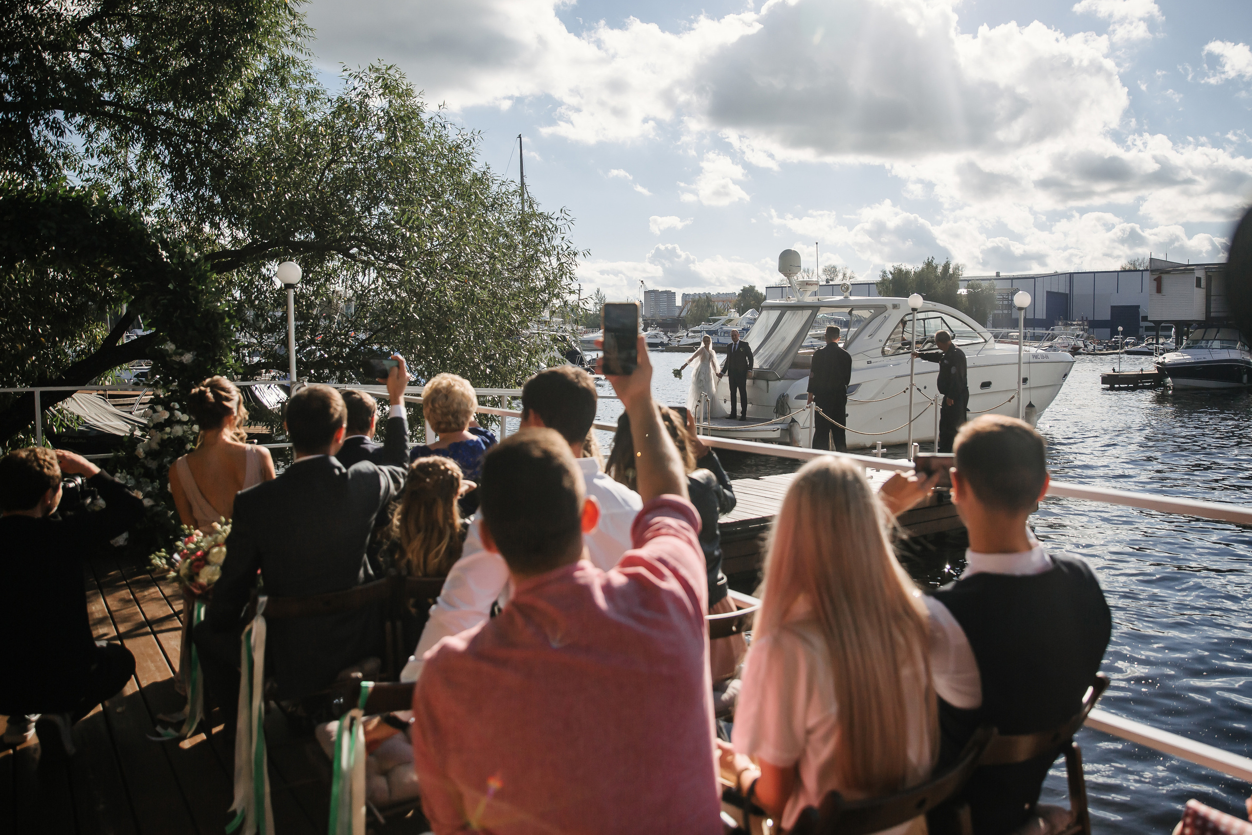 Яхт-клуб Нептун. Свадебный фотограф в Москве Михайлина Настя