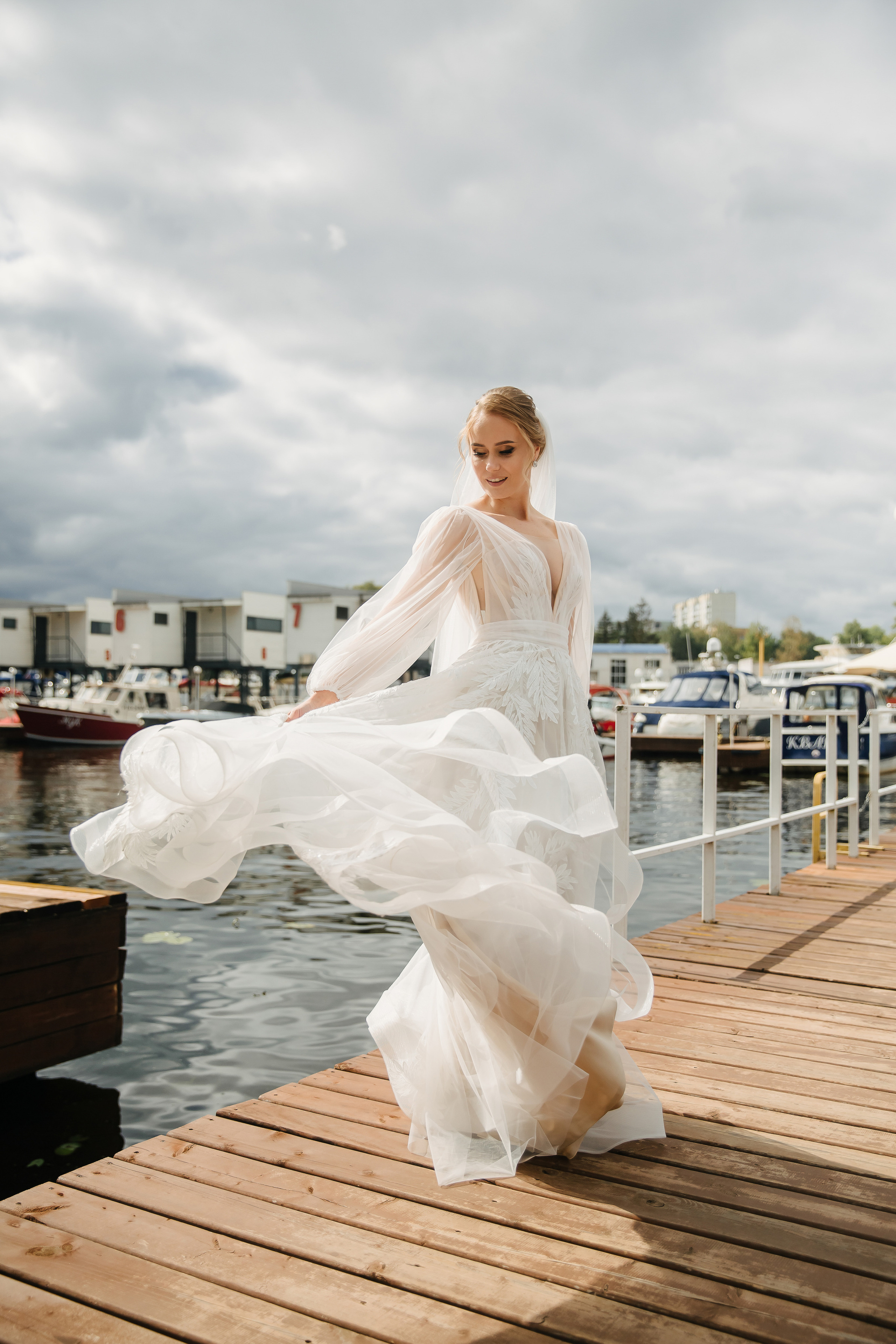 Яхт-клуб Нептун. Свадебный фотограф в Москве Михайлина Настя