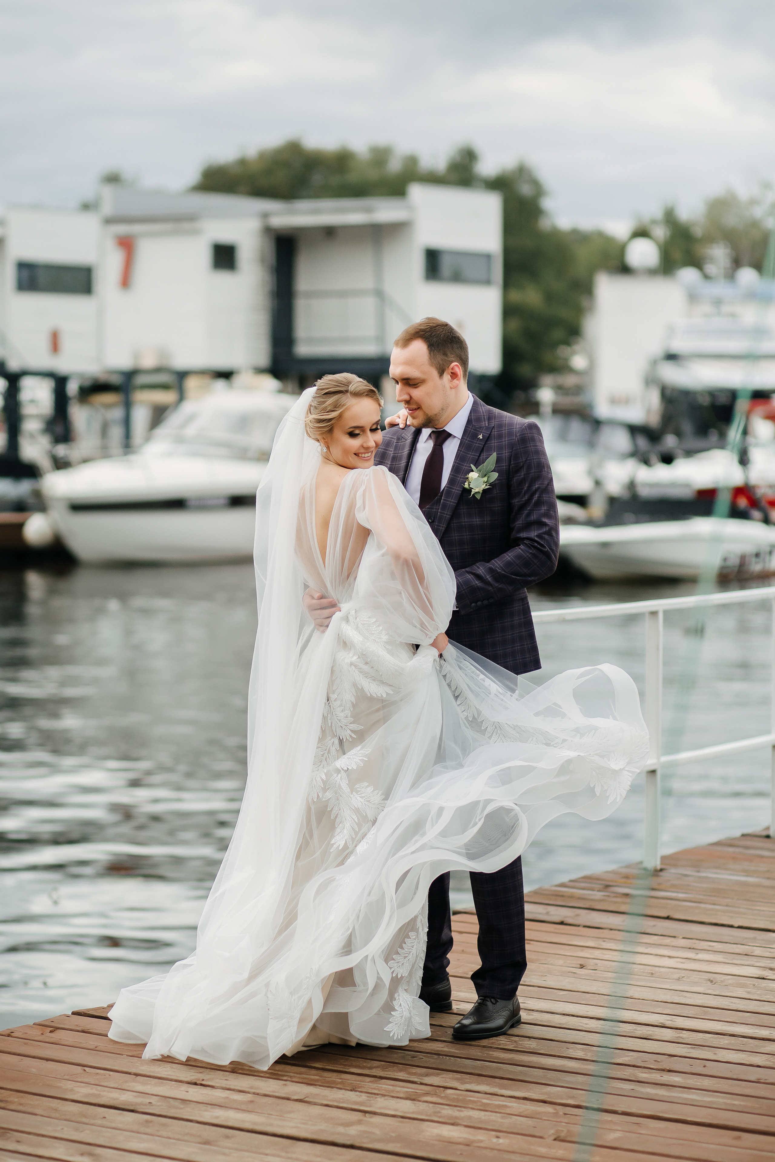 Яхт-клуб Нептун. Свадебный фотограф в Москве Михайлина Настя