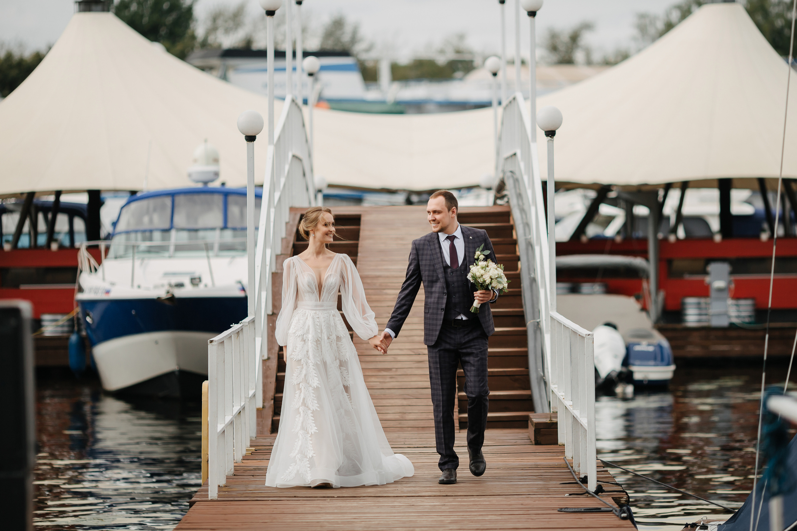 Яхт-клуб Нептун. Свадебный фотограф в Москве Михайлина Настя