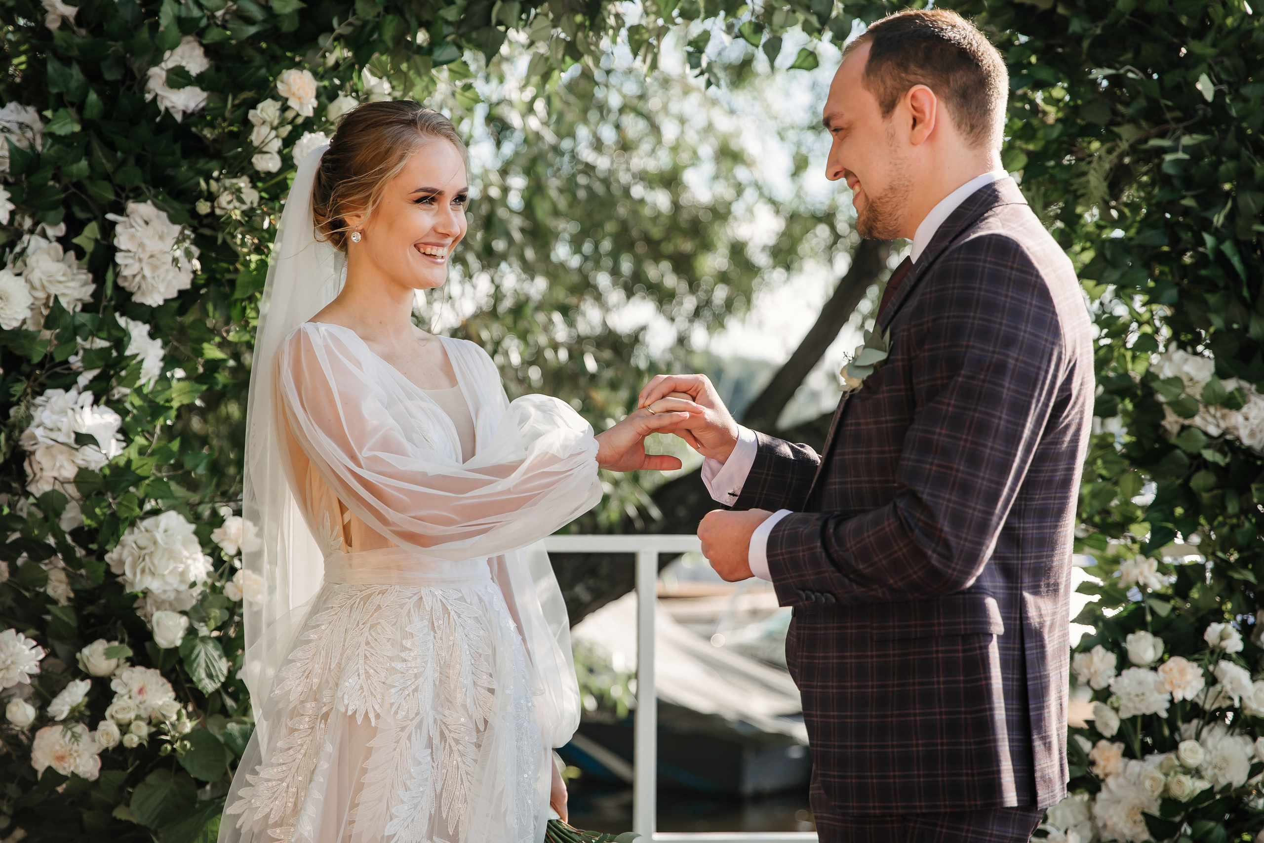 Яхт-клуб Нептун. Свадебный фотограф в Москве Михайлина Настя