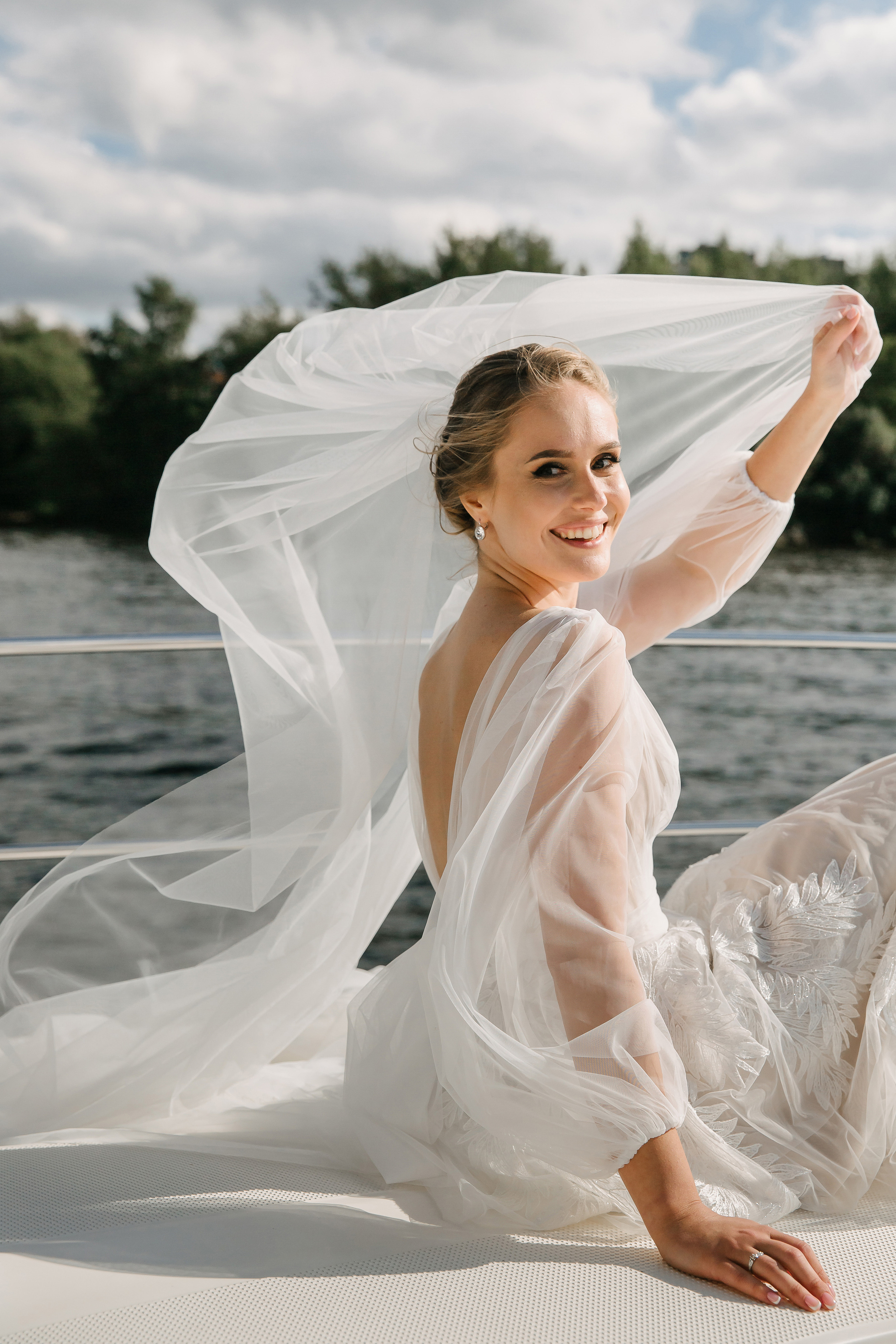 Яхт-клуб Нептун. Свадебный фотограф в Москве Михайлина Настя