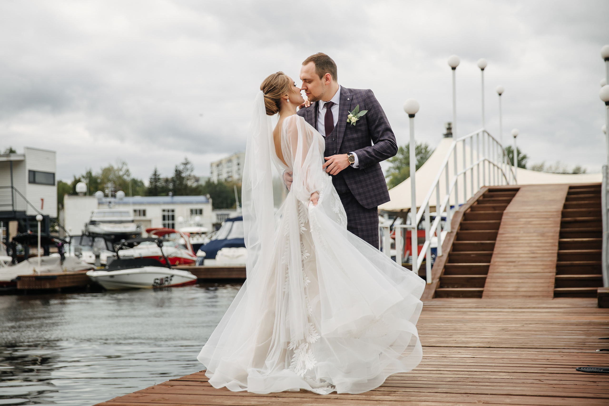 Яхт-клуб Нептун. Свадебный фотограф в Москве Михайлина Настя