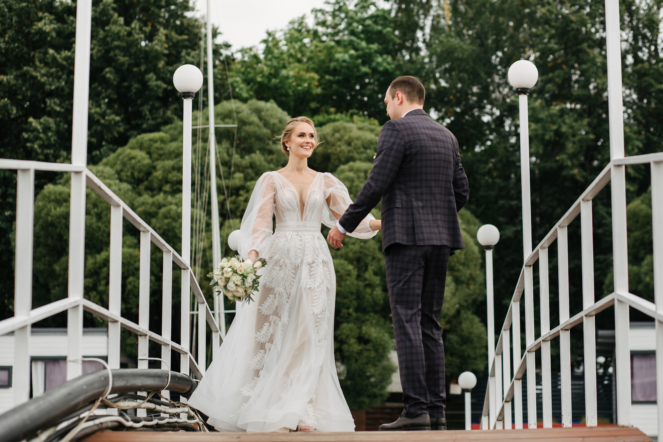 Яхт-клуб Нептун. Свадебный фотограф в Москве Михайлина Настя