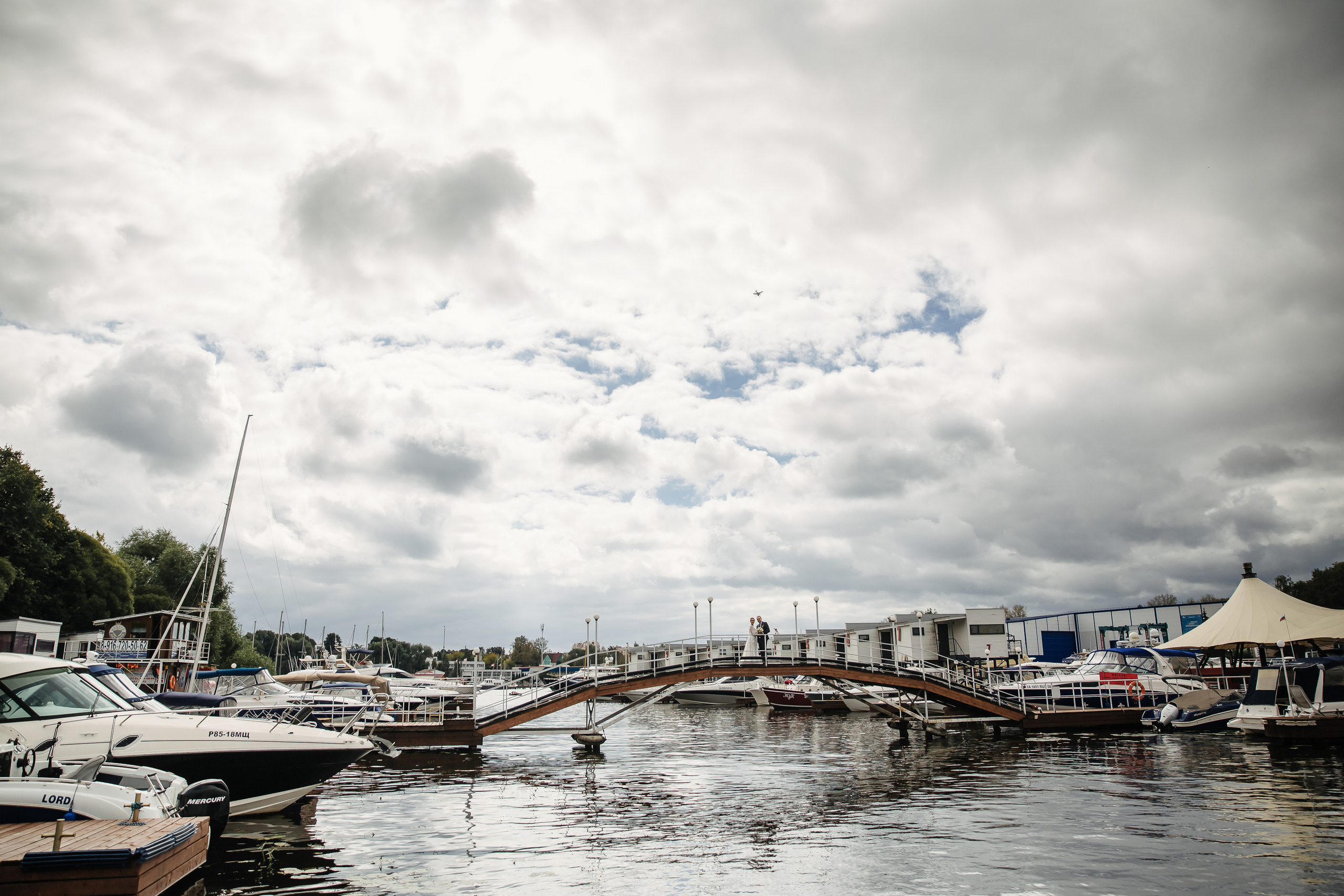 Яхт-клуб Нептун. Свадебный фотограф в Москве Михайлина Настя