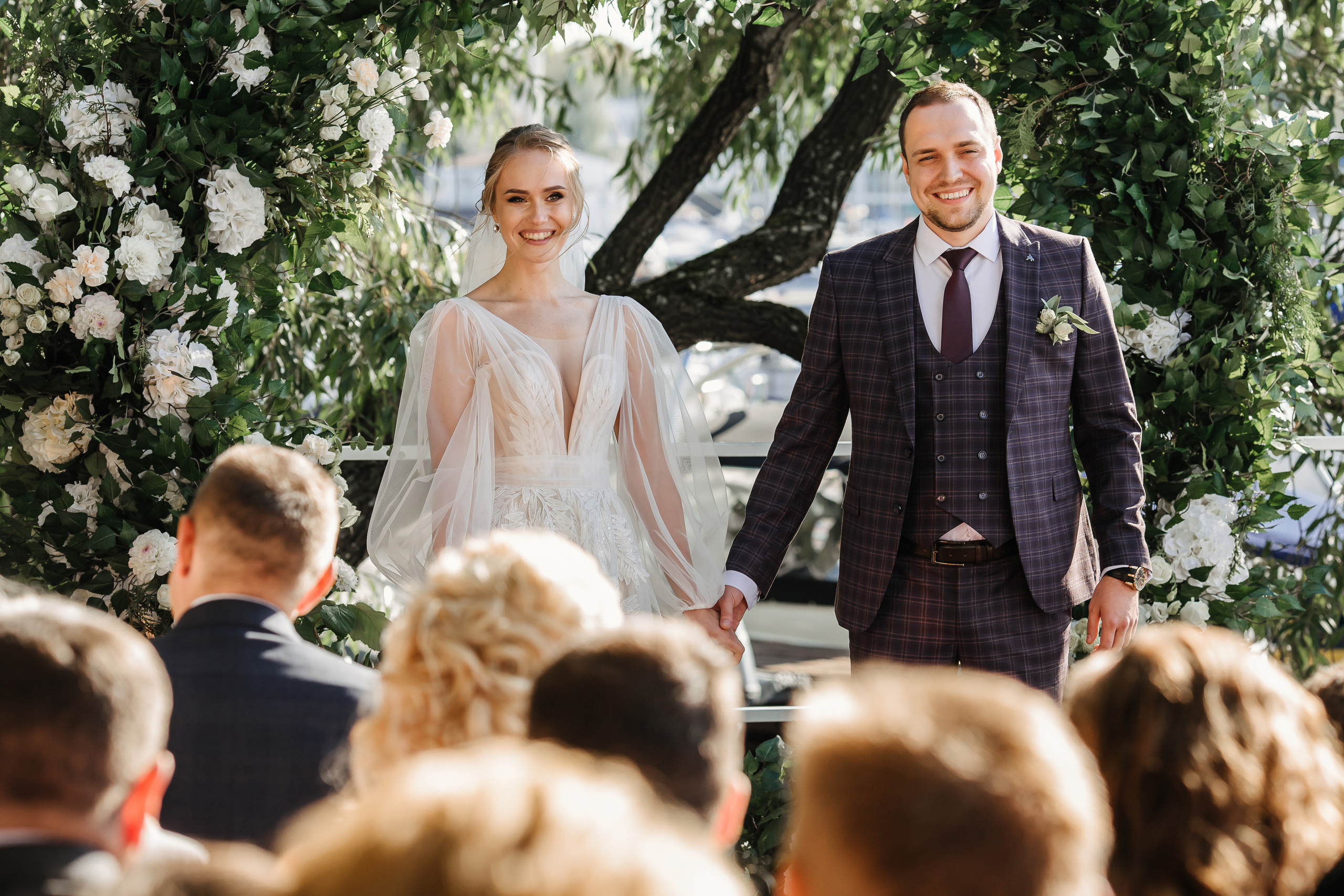 Яхт-клуб Нептун. Свадебный фотограф в Москве Михайлина Настя