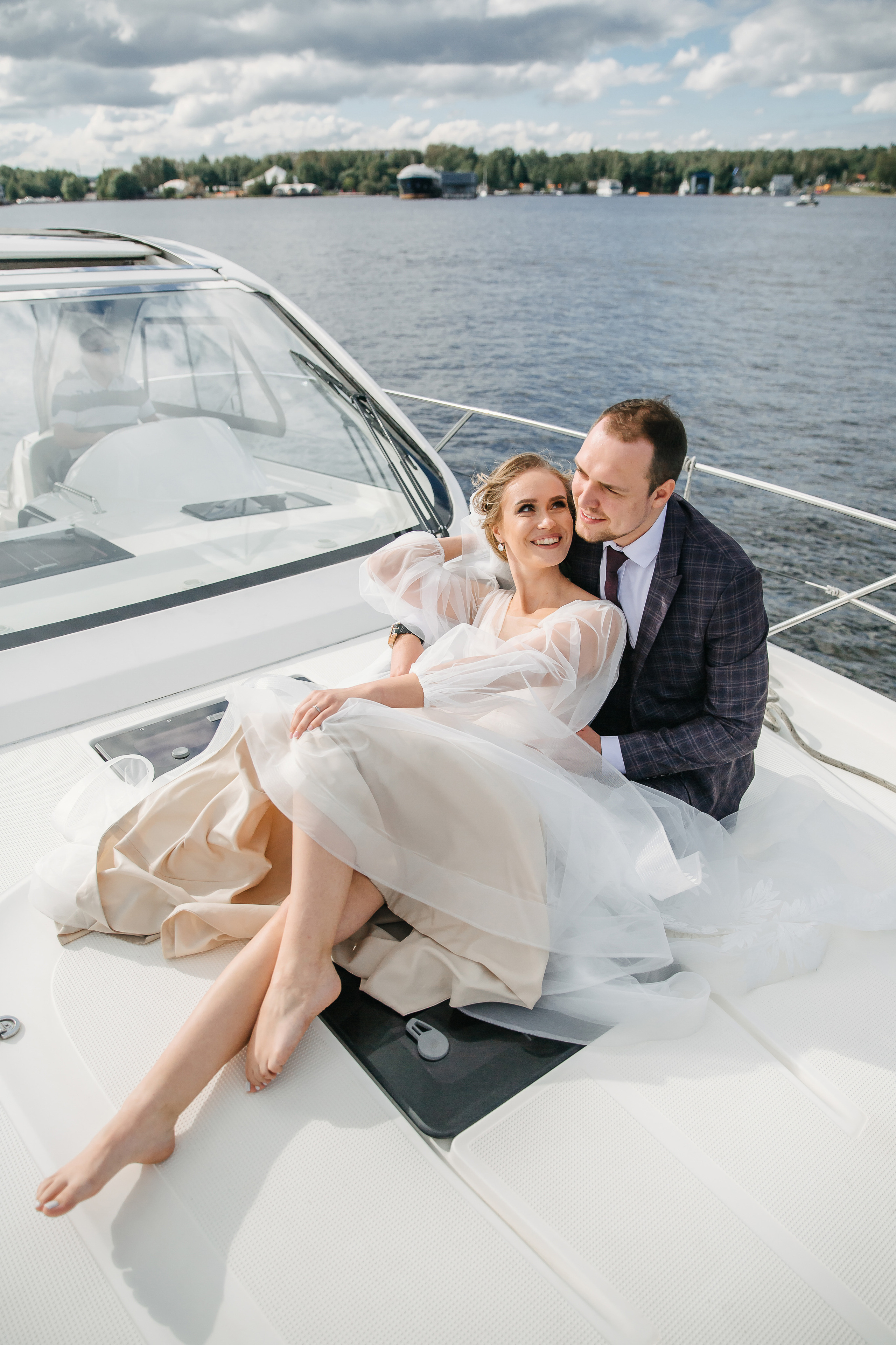 Яхт-клуб Нептун. Свадебный фотограф в Москве Михайлина Настя