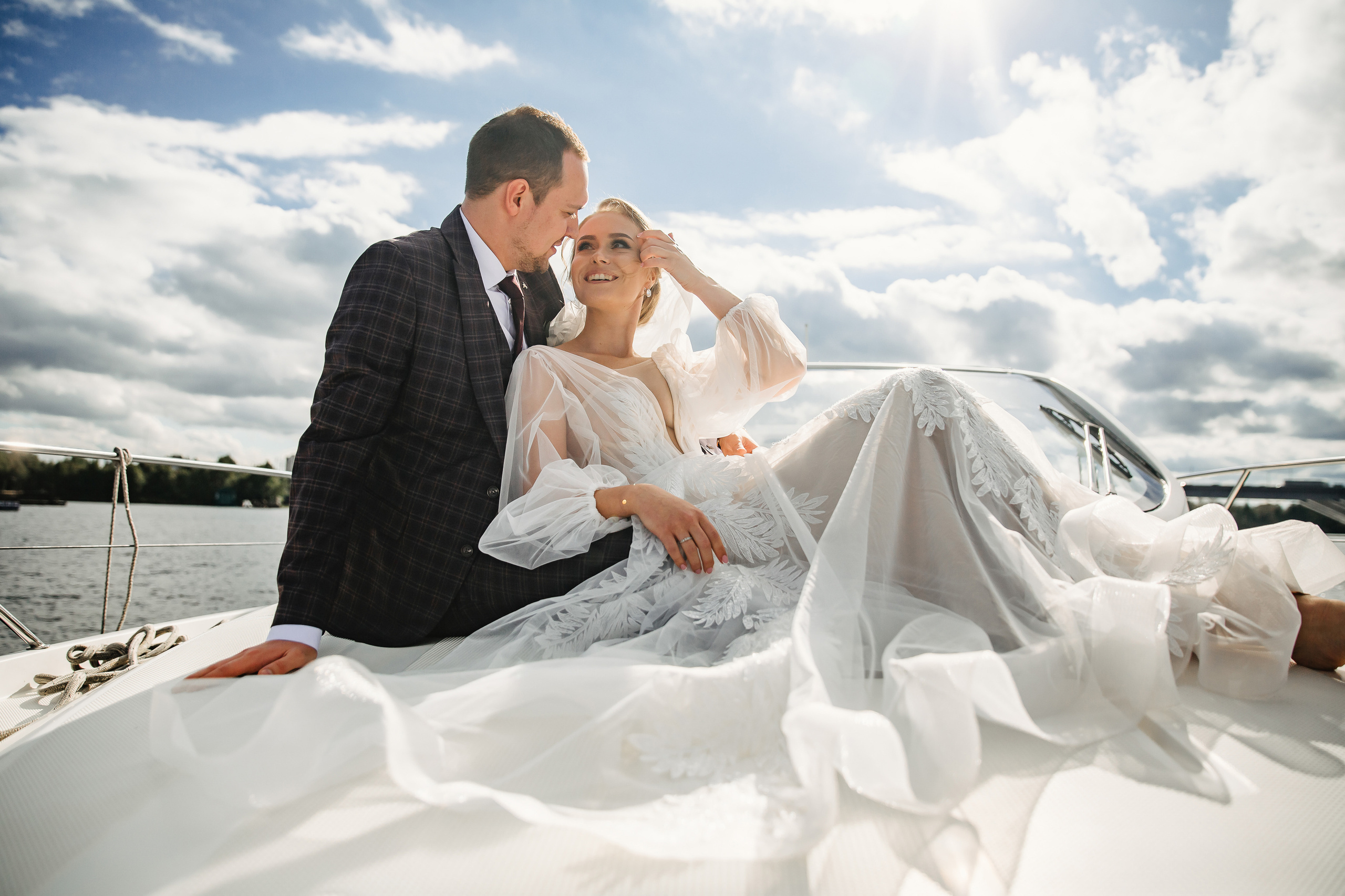 Яхт-клуб Нептун. Свадебный фотограф в Москве Михайлина Настя