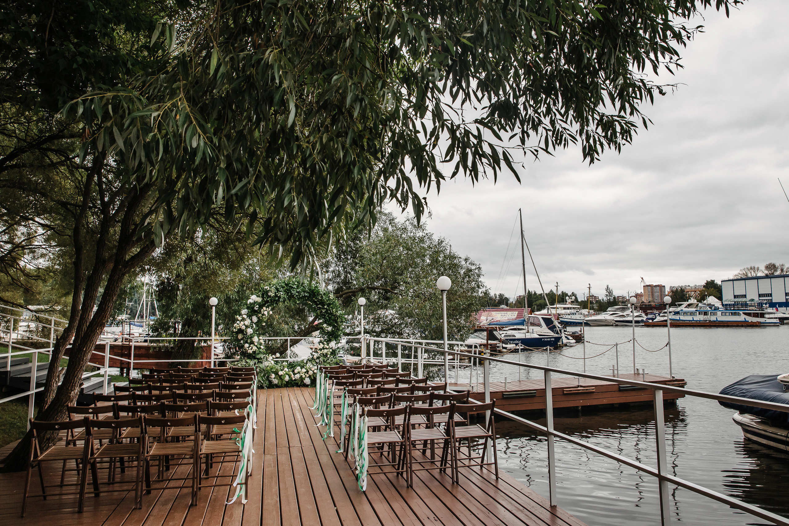 Яхт-клуб Нептун. Свадебный фотограф в Москве Михайлина Настя