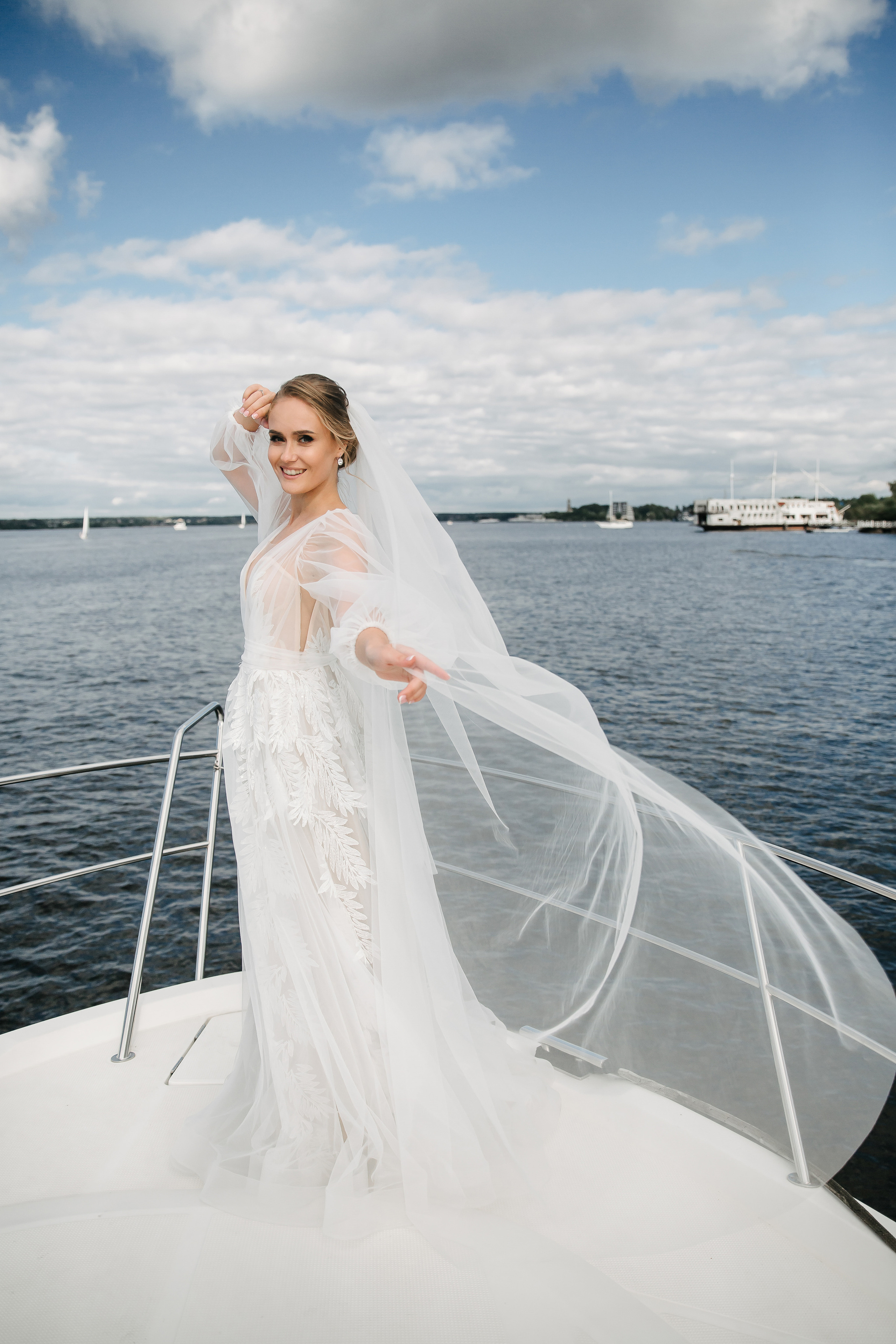 Яхт-клуб Нептун. Свадебный фотограф в Москве Михайлина Настя