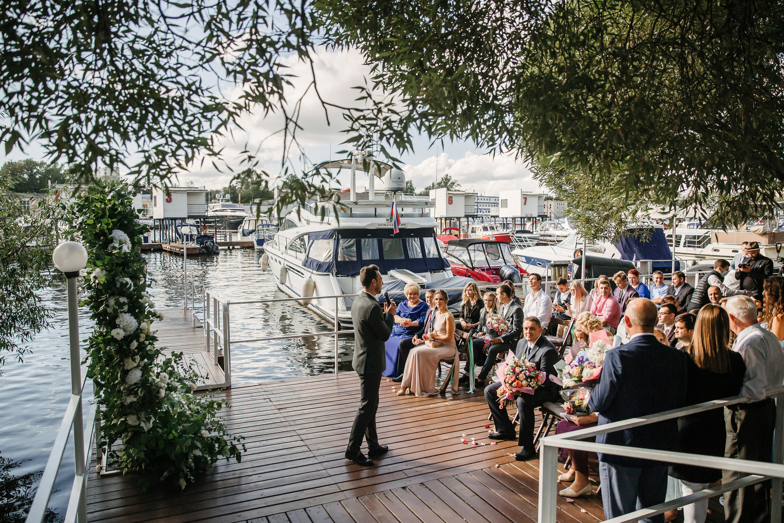 Яхт-клуб Нептун. Свадебный фотограф в Москве Михайлина Настя