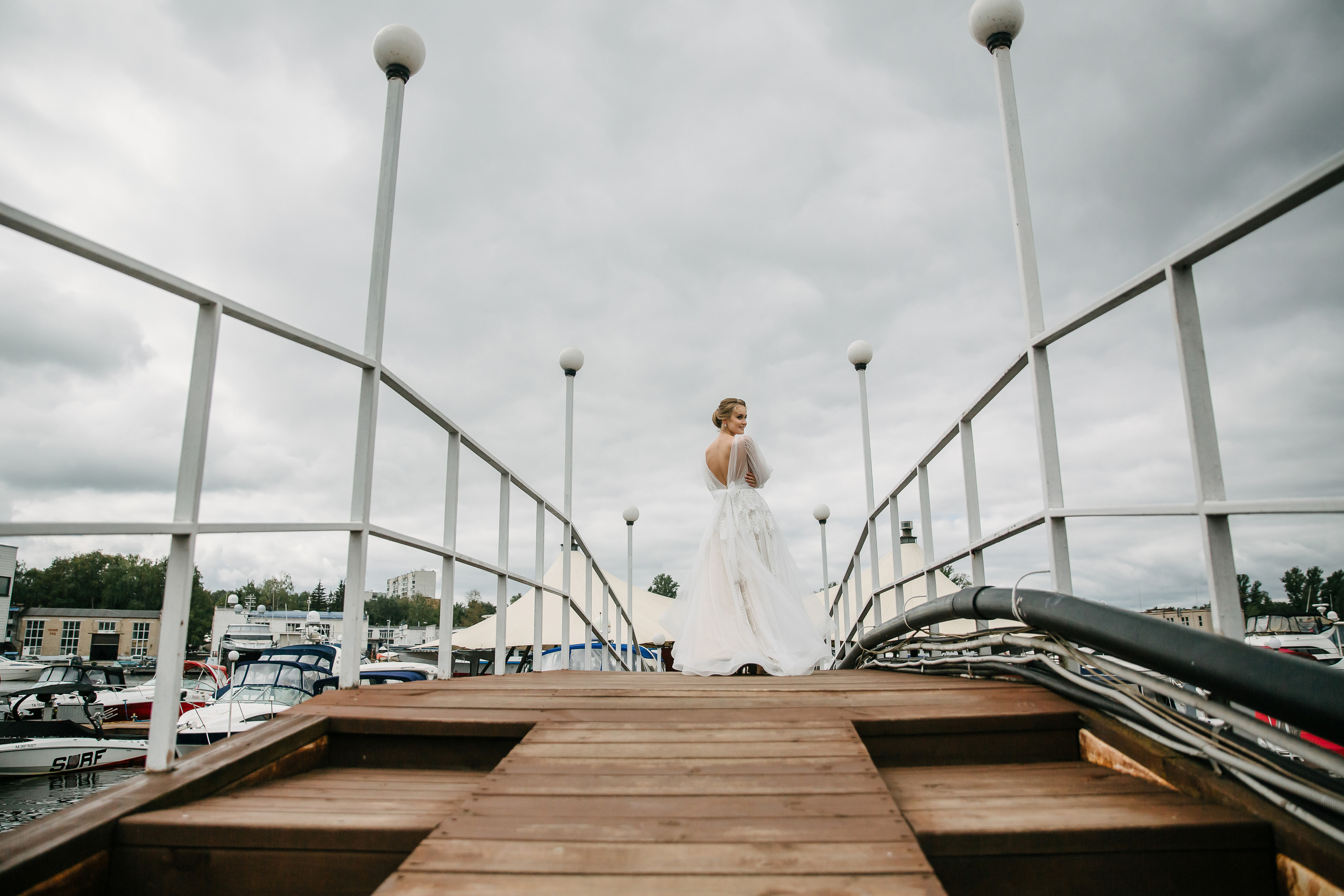Яхт-клуб Нептун. Свадебный фотограф в Москве Михайлина Настя