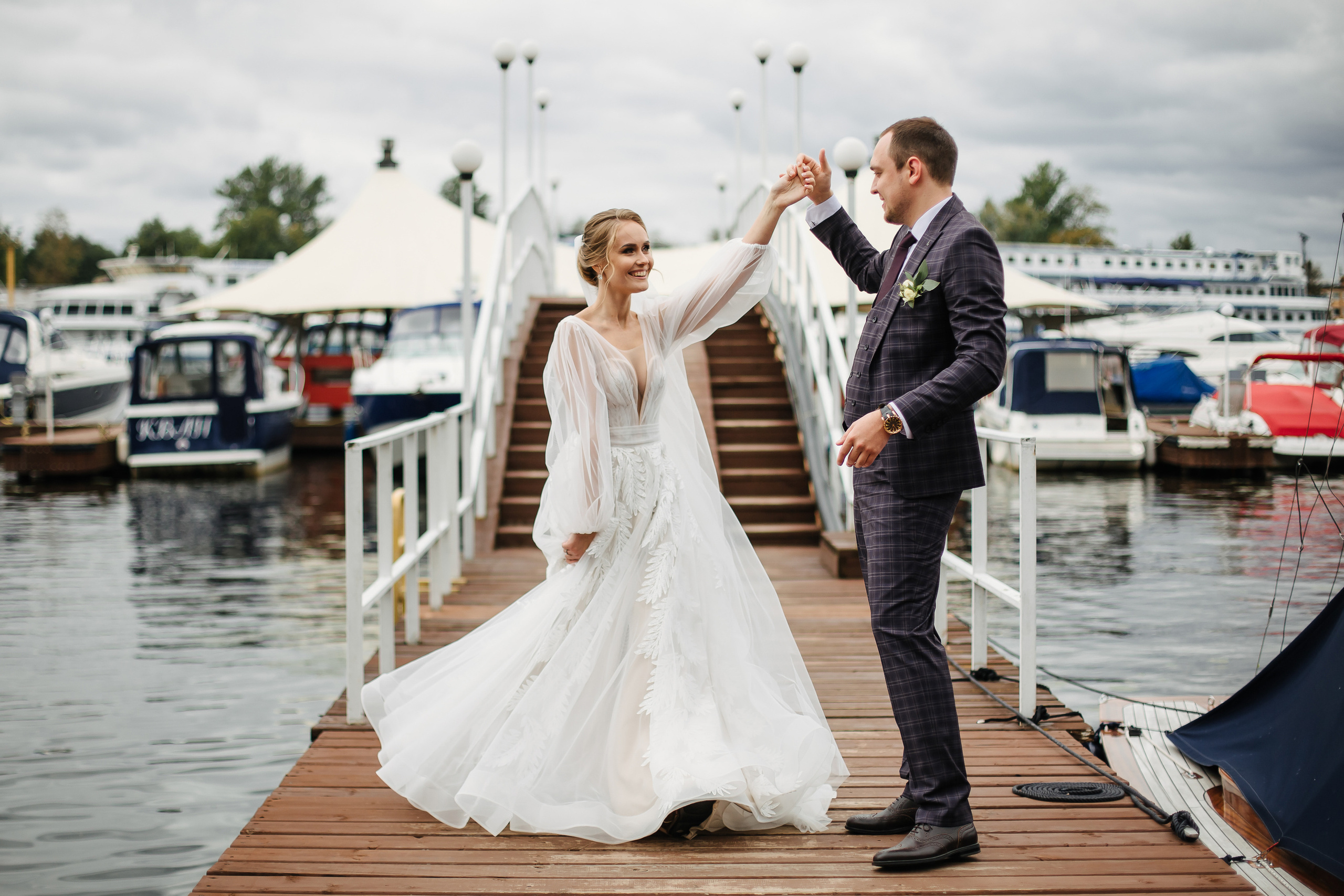 Яхт-клуб Нептун. Свадебный фотограф в Москве Михайлина Настя